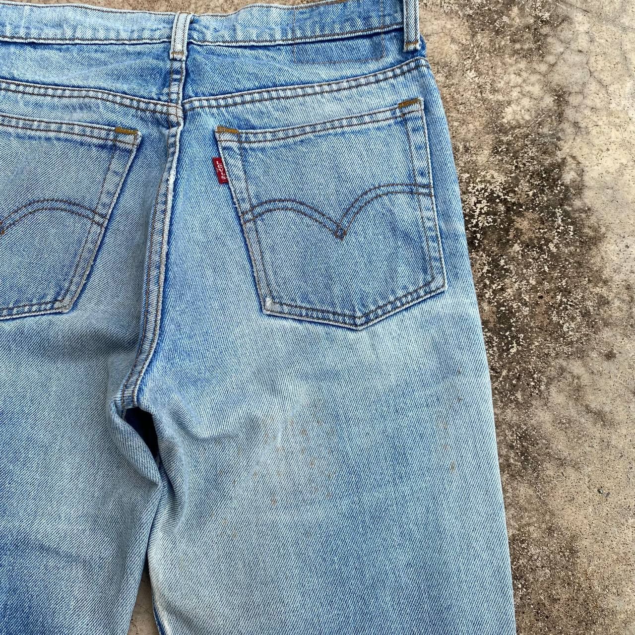 Levi's × Vintage VINTAGE LEVIS 1990S STONEWASH DENIM BJ07-11 Size US 28 / EU 44 - 4 Thumbnail