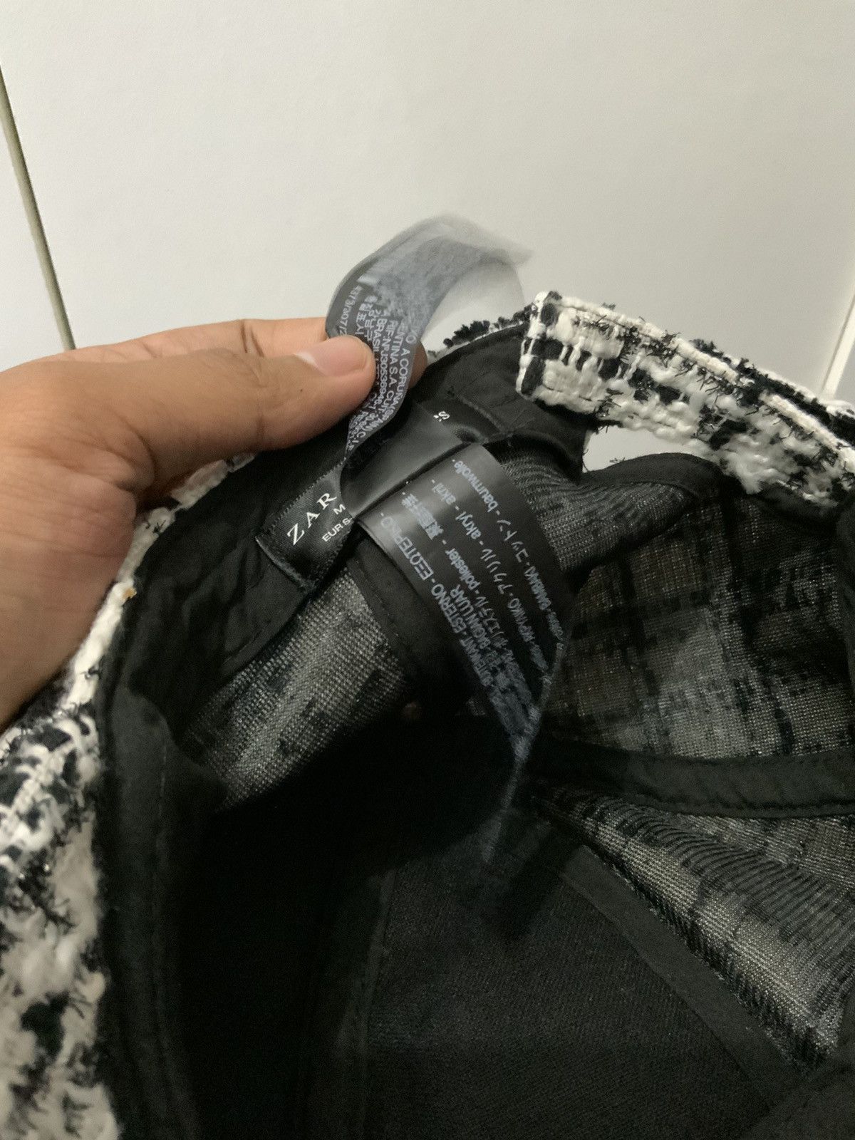 Zara Zara Accessories Boro Sashiko Stitch Hat Size ONE SIZE - 14 Thumbnail