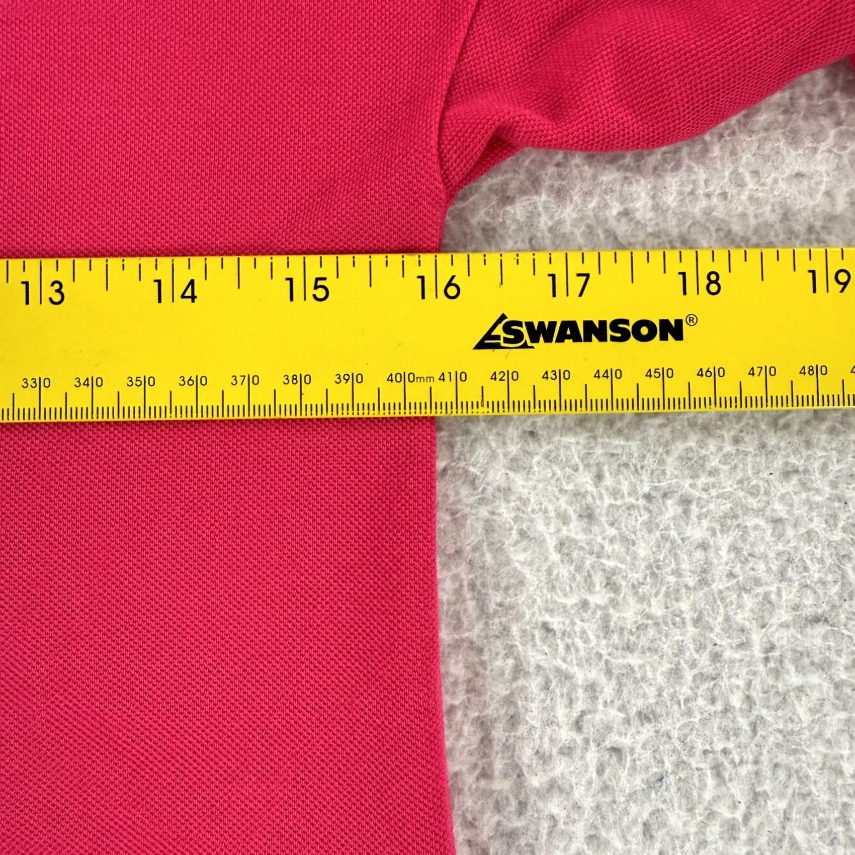 Lacoste Lacoste Polo Shirt Womens S Pink V-Neck 3/4 Sleeve Casual Knit Top Shirt Size S / US 4 / IT 40 - 6 Thumbnail