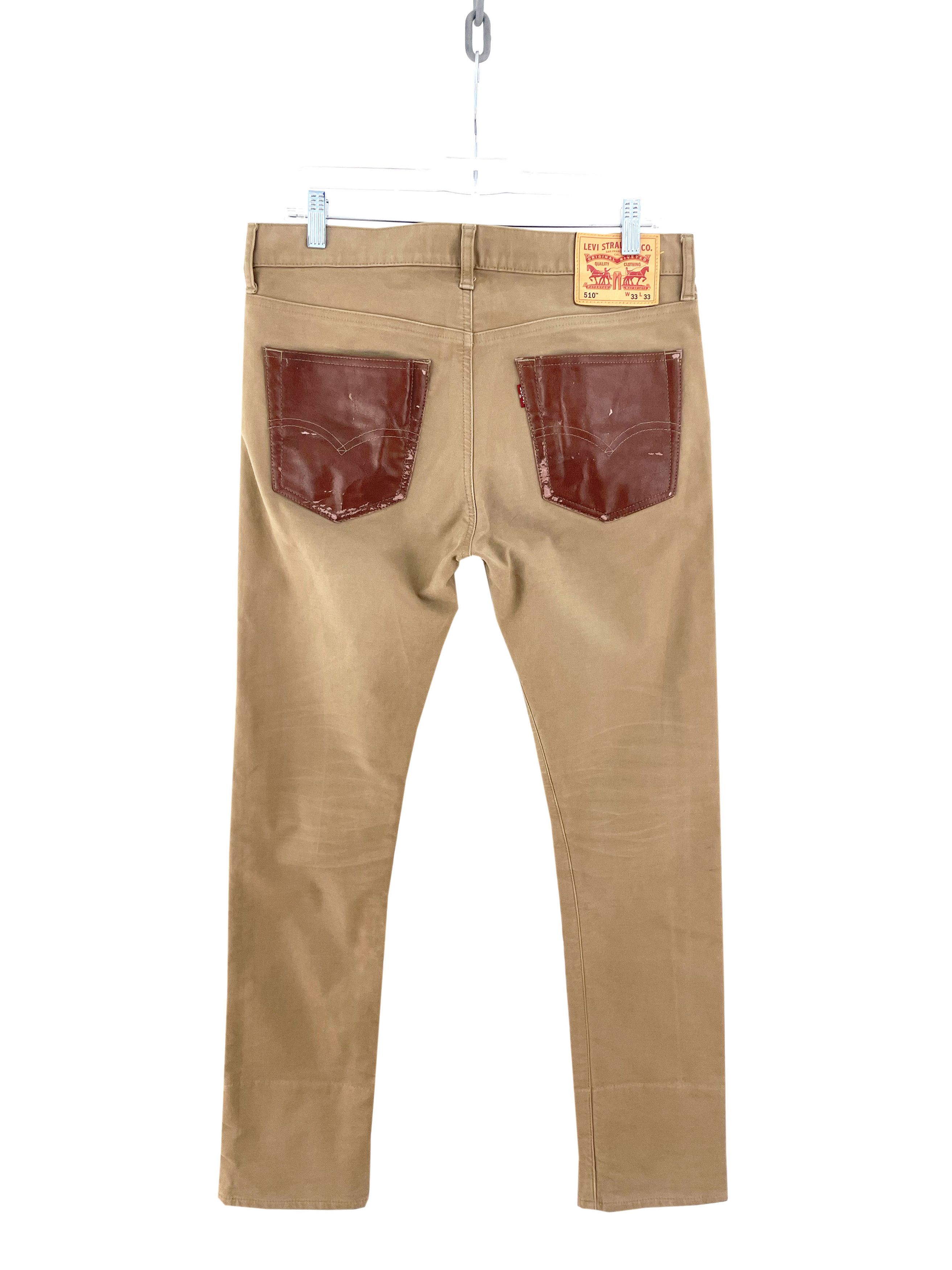 Junya Watanabe × Levi's 2016 Leather Pocket Pants Size US 32 / EU 48 - 1 Thumbnail