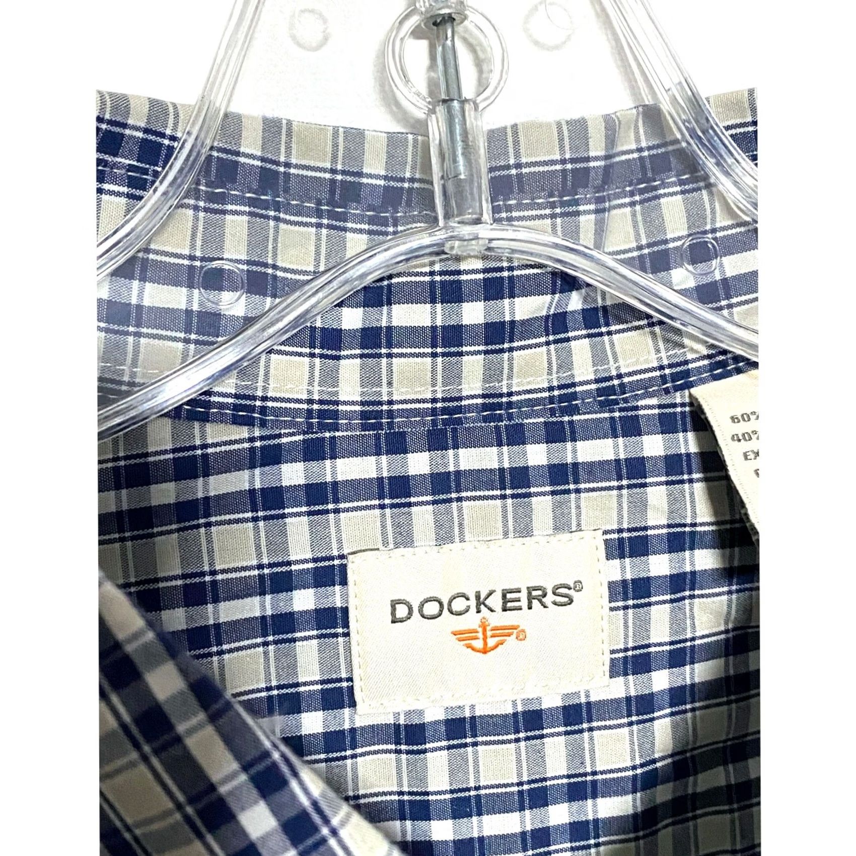 Dockers VINTAGE Dockers Plaid Button Shirt Men L Pocket Preppy Office Career Stretch Casual Size US L / EU 52-54 / 3 - 6 Thumbnail