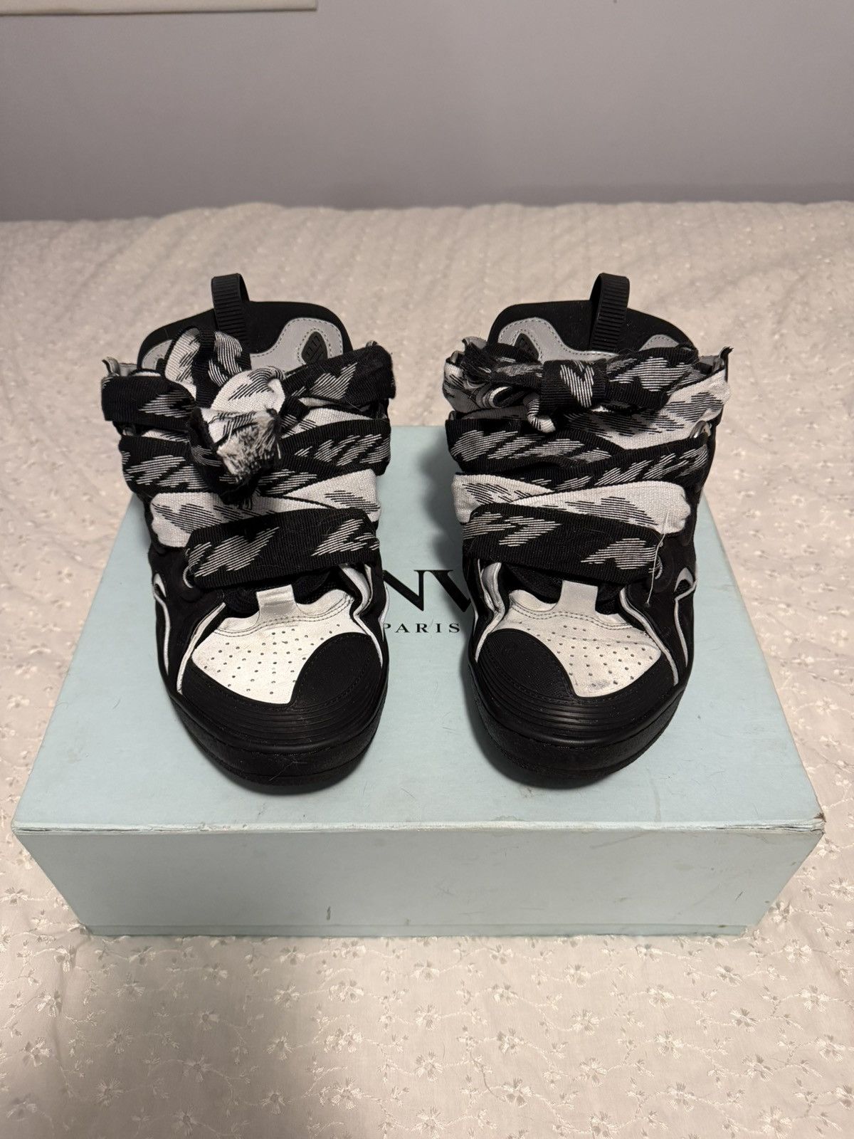 Lanvin Lanvin Curb Sneakers 'Black Grey' Size US 10 / EU 43 - 1 Thumbnail