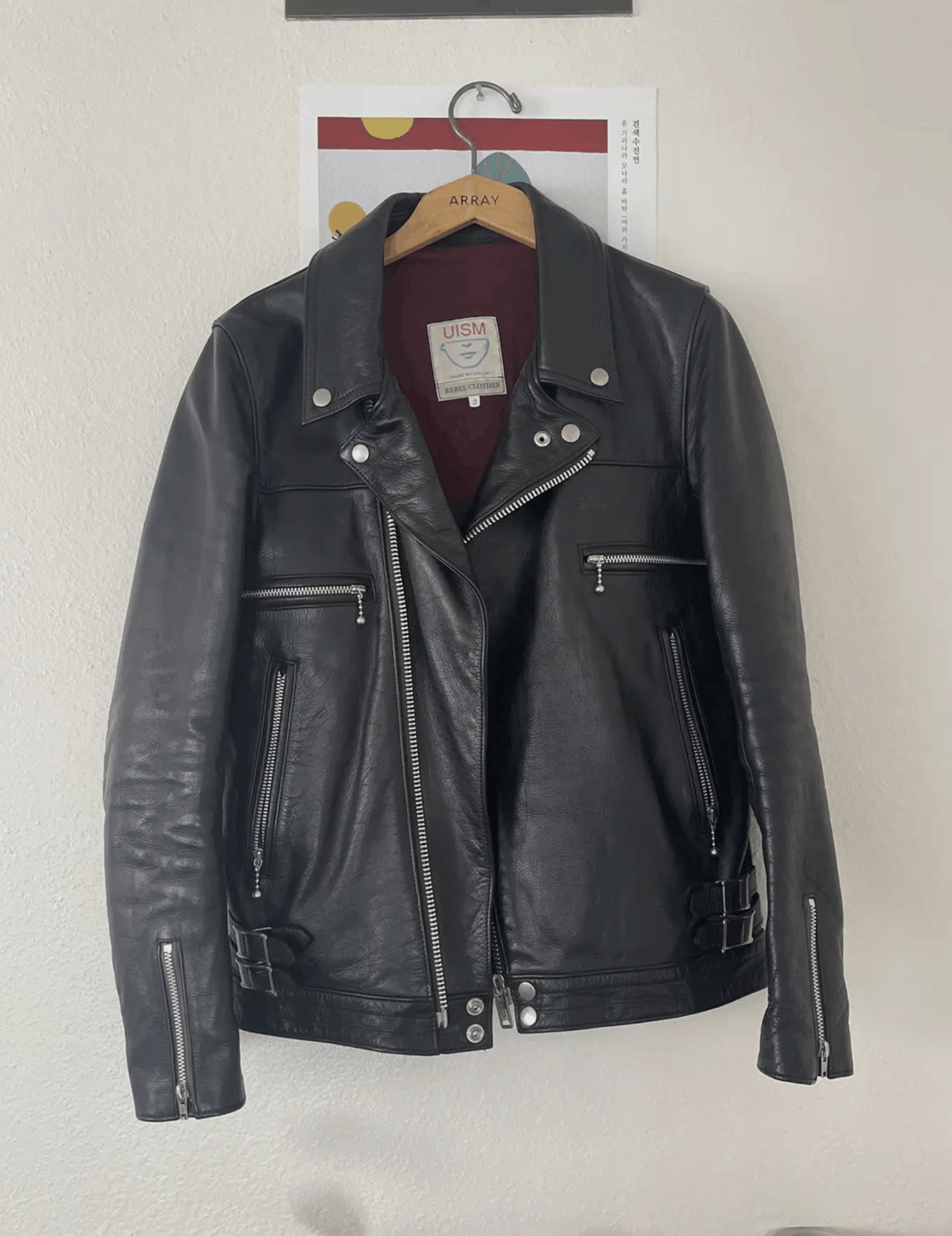 WMNNC Double Rider Moto UISM Jacket - B4210 - Size 02 - AW08