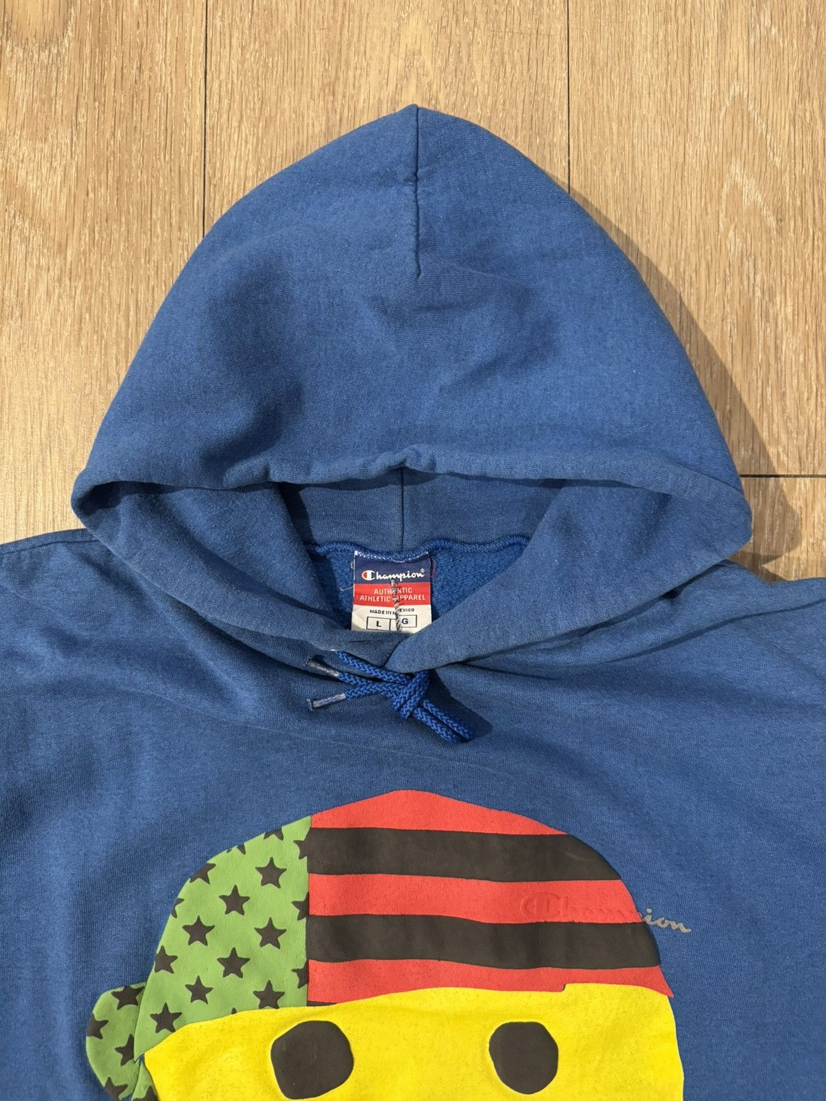 Cactus Plant Flea Market × DENIM TEARS CPFM Denim Tears Bandana Smiley Hoodie 1/1 Size US L / EU 52-54 / 3 - 3 Thumbnail