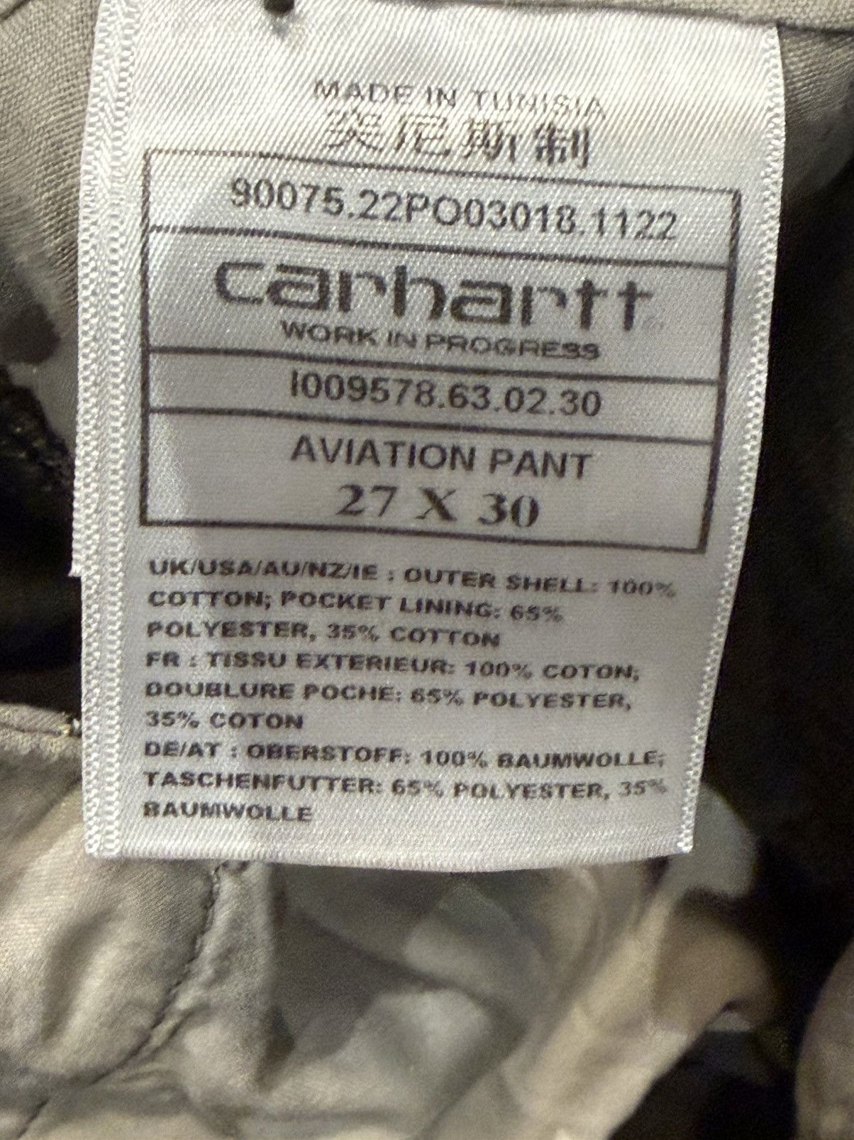 Carhartt Wip Carhartt WIP Cargo Pants Size US 27 - 5 Thumbnail