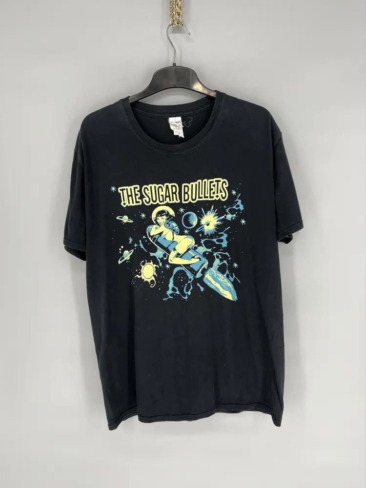 Vintage Vintage Y2k The Stranglers " sugar bullets " sexy girl tee Size US L / EU 52-54 / 3 - 2 Thumbnail