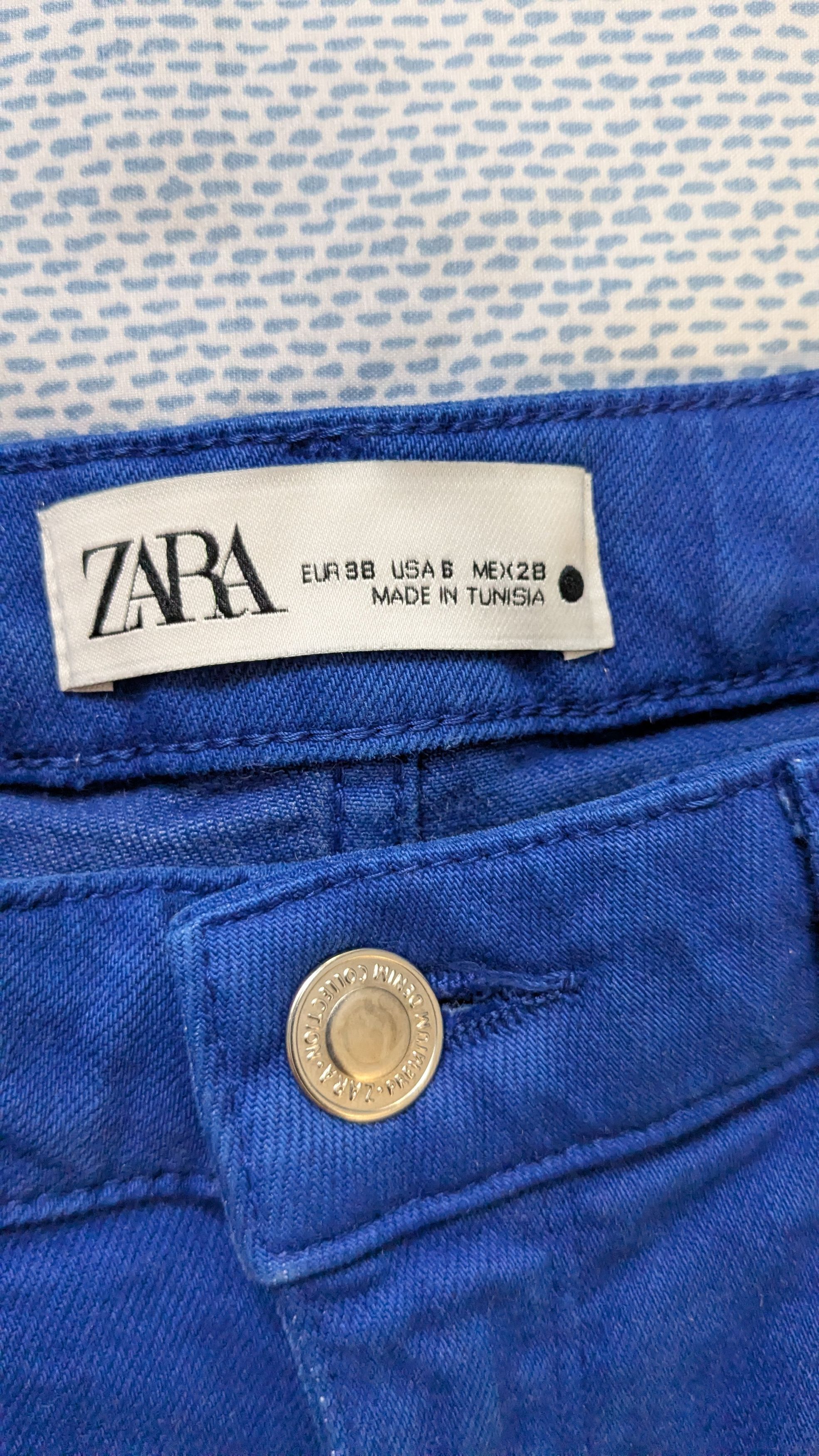 Zara Zara High Rise Skinny Flare Boot Cut jeans in Juno Blue Size 26" / US 2 / IT 38 - 7 Thumbnail