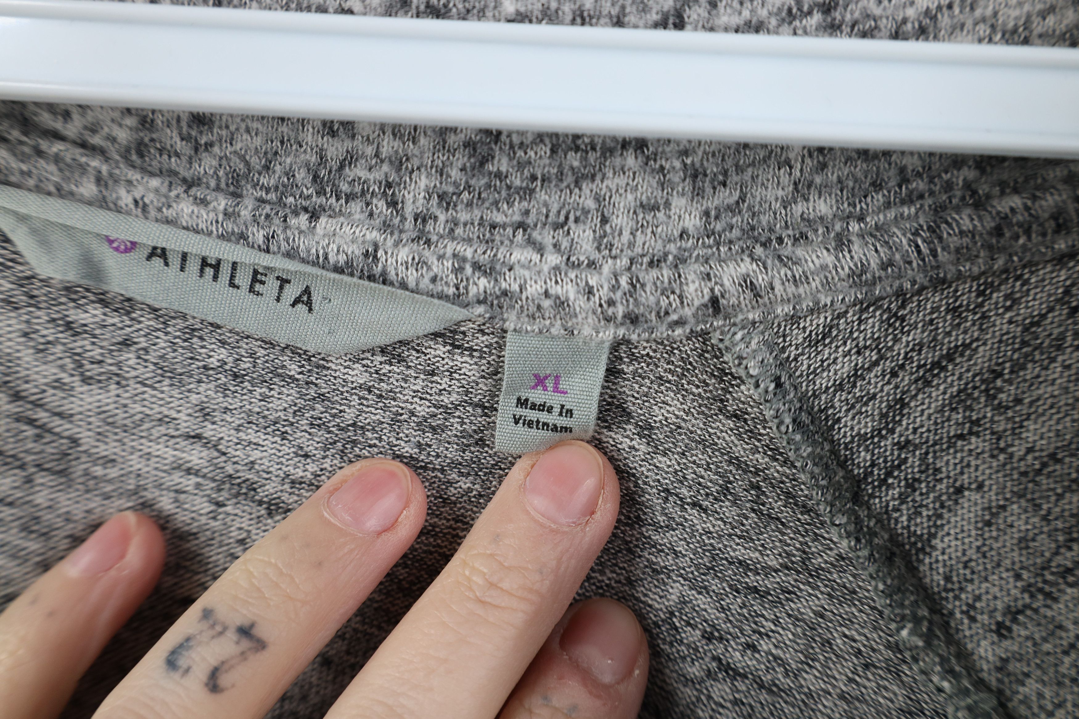 Athleta Athleta Slouchy Collar Jersey Knit Sweater Heather Gray Size XL / US 12-14 / IT 48-50 - 7 Thumbnail