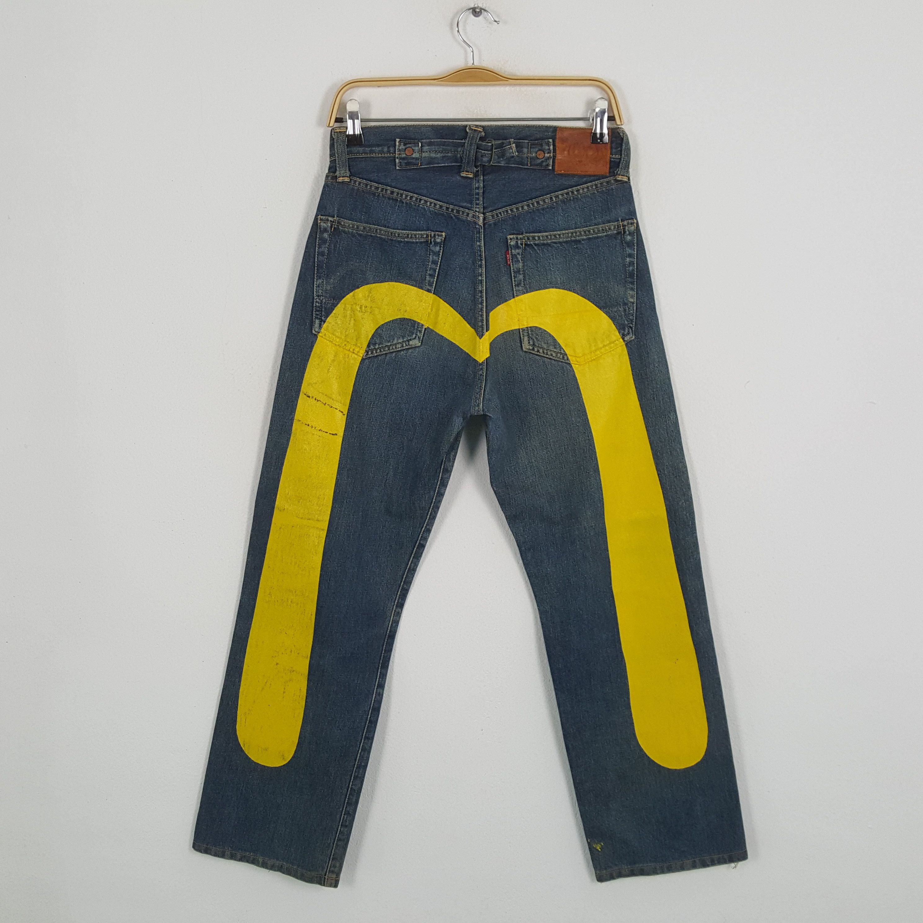 Evisu × Japanese Brand × Vintage Vintage EVISU Japanese Brand Daicock Custom Style Jeans Size US 28 / EU 44 - 1 Thumbnail