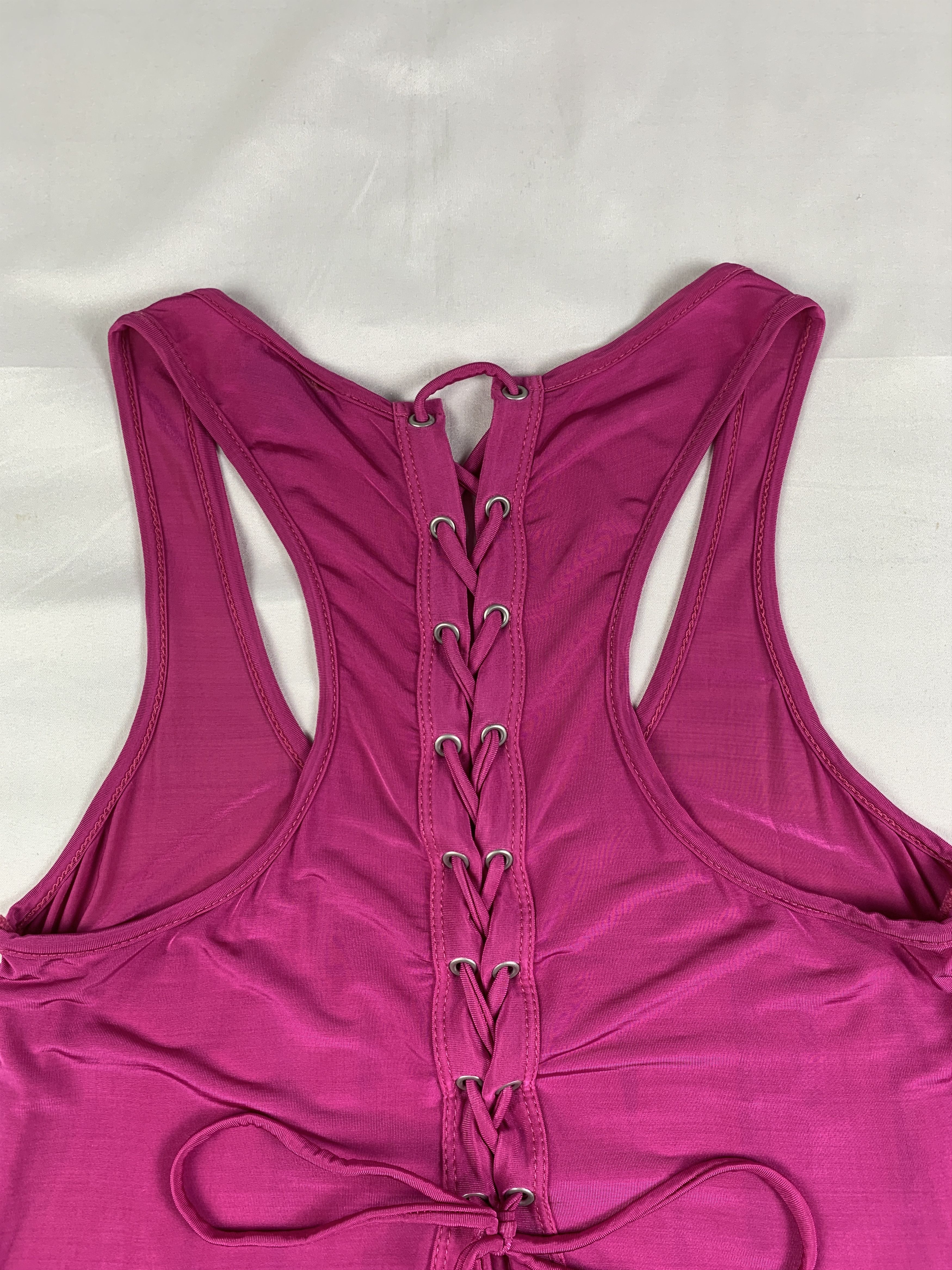 Miss Sixty Miss Sixty Pink Lace Printed Top (S) Size S / US 4 / IT 40 - 12 Thumbnail