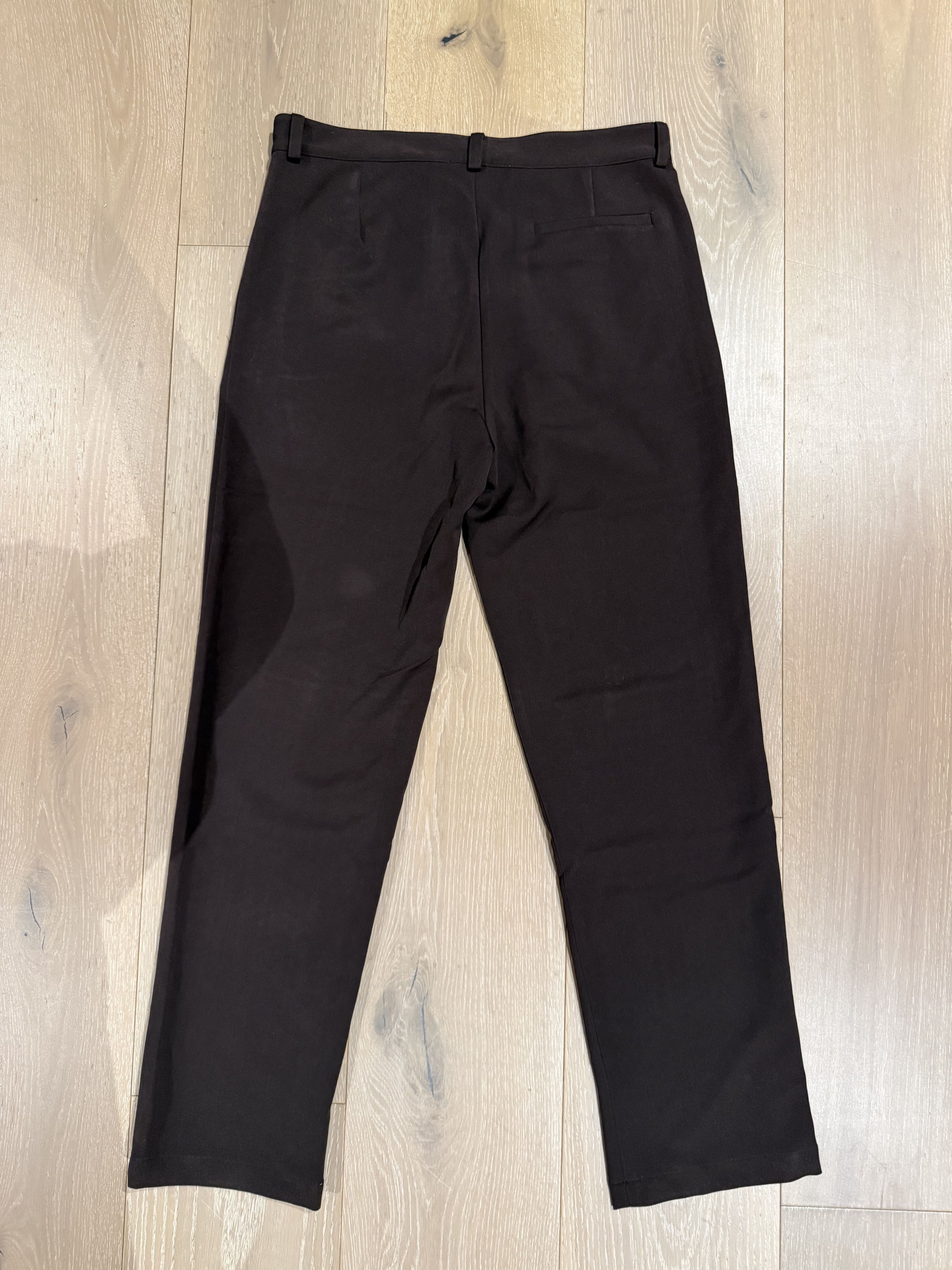 Libero 💚 Libero Pleated Brown Wool Pants Large NEW Size US 32 / EU 48 - 2 Thumbnail