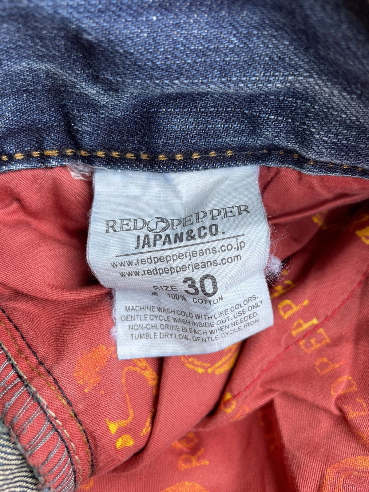 Hysteric Glamour × If Six Was Nine × Japanese Brand Red Pepper Skull Embroidery Ifsixwasnine Punk style Jeans Size US 32 / EU 48 - 8 Thumbnail
