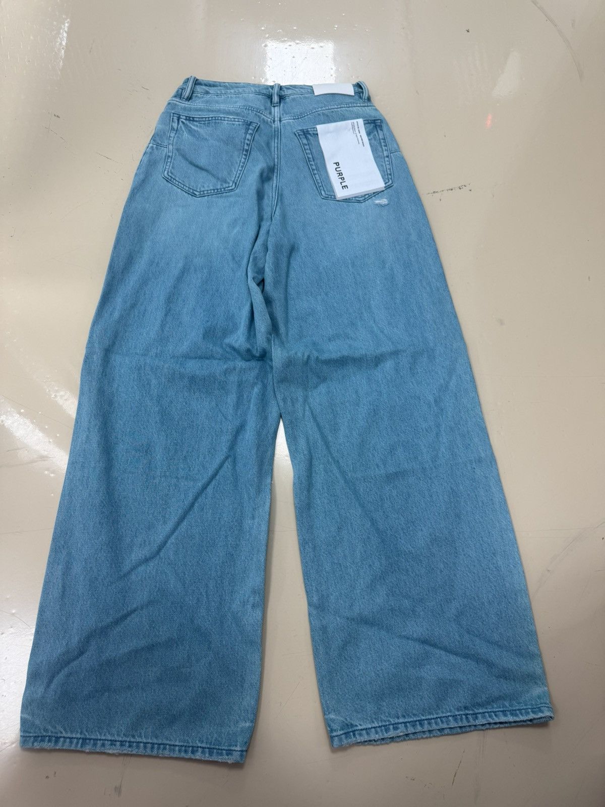 Other Purple Brand Baggy Aqua Blowout Jeans Size 26" / US 2 / IT 38 - 5 Thumbnail