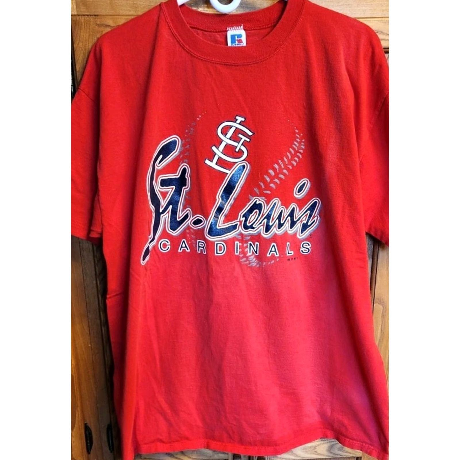 Russell Athletic VINTAGE Russell Athletic St Louis Cardinals T Shirt Men 2XL Red USA MADE MLB 90s MLB Shirts Men XS-XL Size US XXL / EU 58 / 5 - 4 Thumbnail