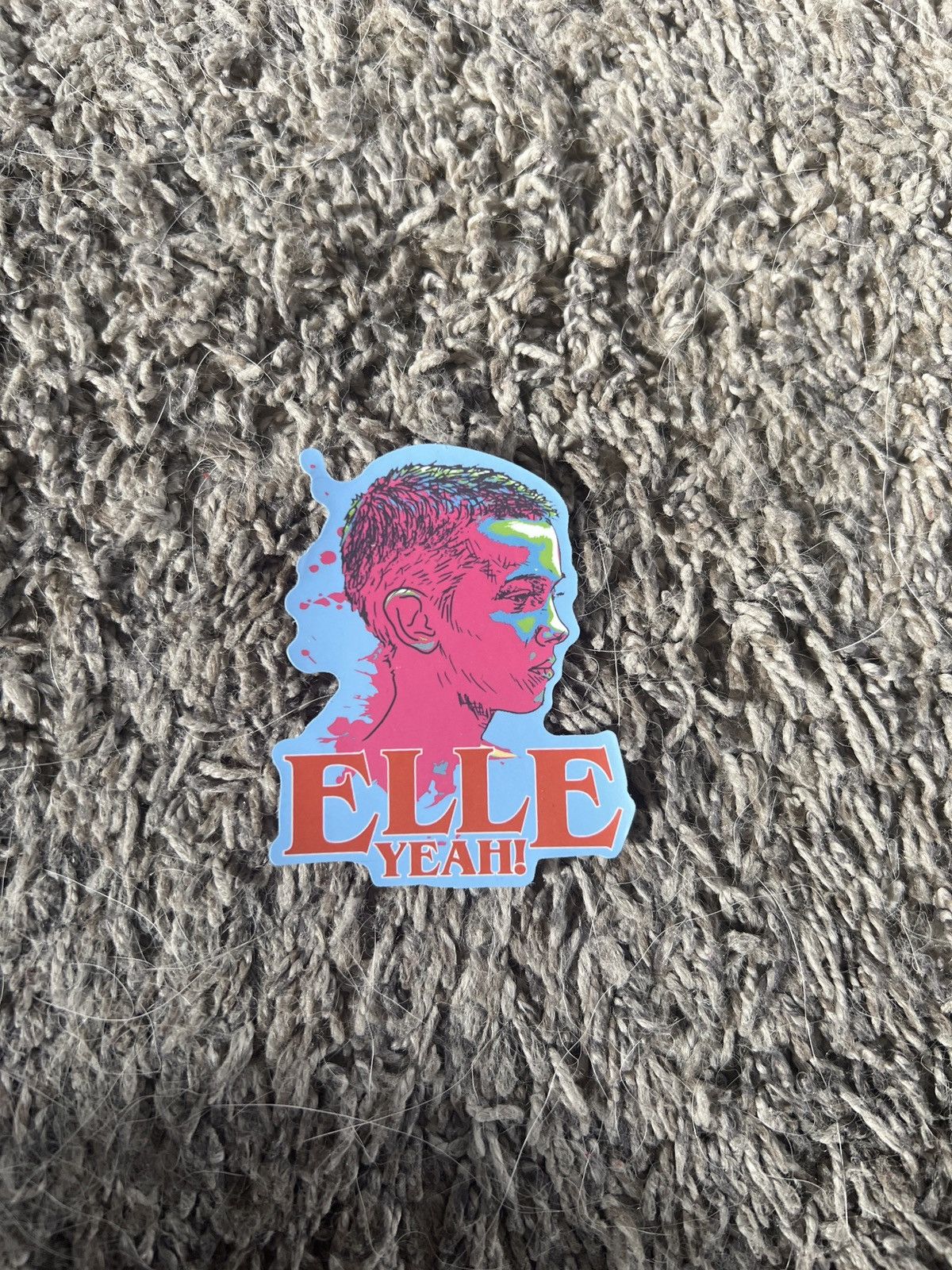 Hypebeast Stranger Things Elle Yeah! Sticker Size ONE SIZE - 1 Thumbnail