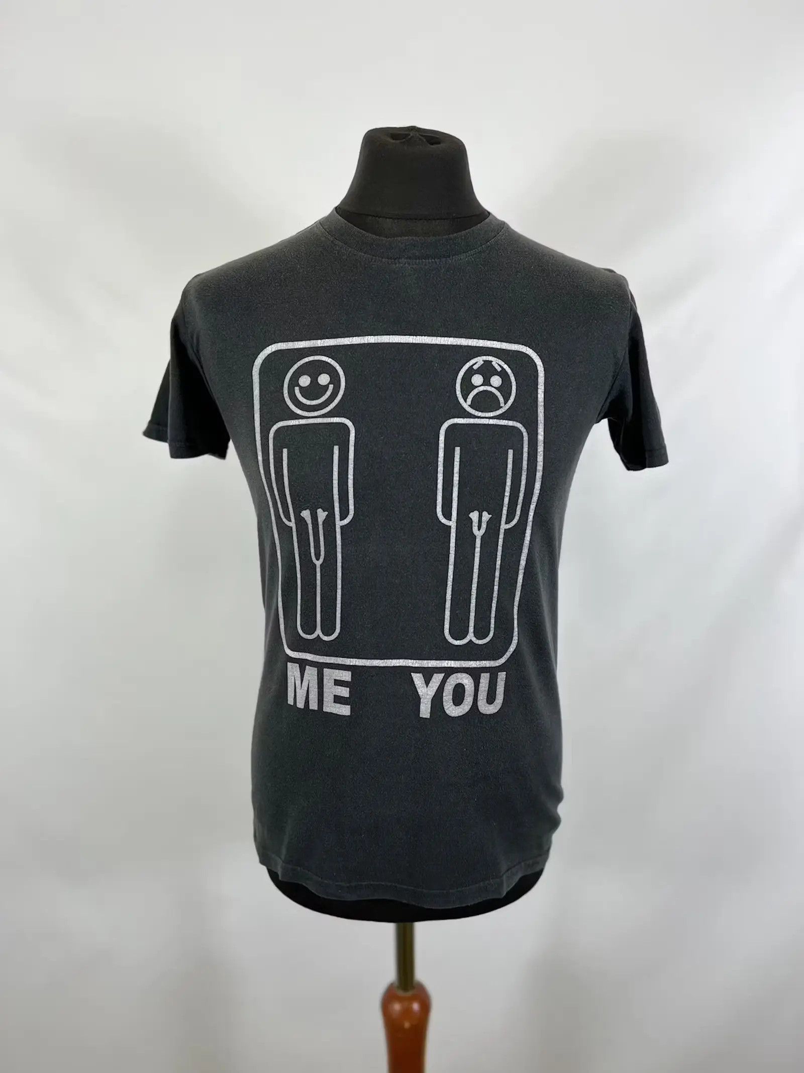 Band Tees × Hugo Boss × Vintage Vintage Humor “You - Me” streetwear tee Size US S / EU 44-46 / 1 - 1 Thumbnail