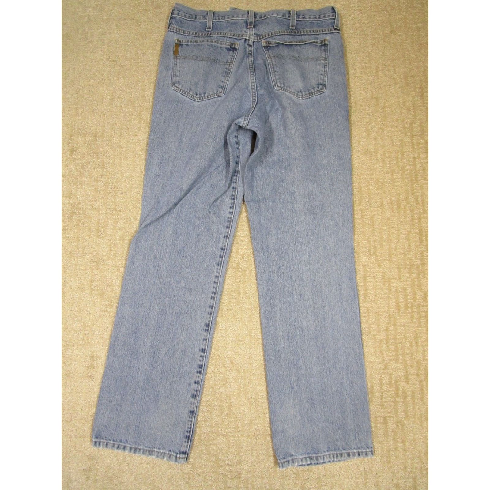 Vintage Cinch Jeans Men 35x32 Blue Slim Tapered Western Pants Light Wash Bronze Label Jeans Shirt Size US 35 - 5 Thumbnail