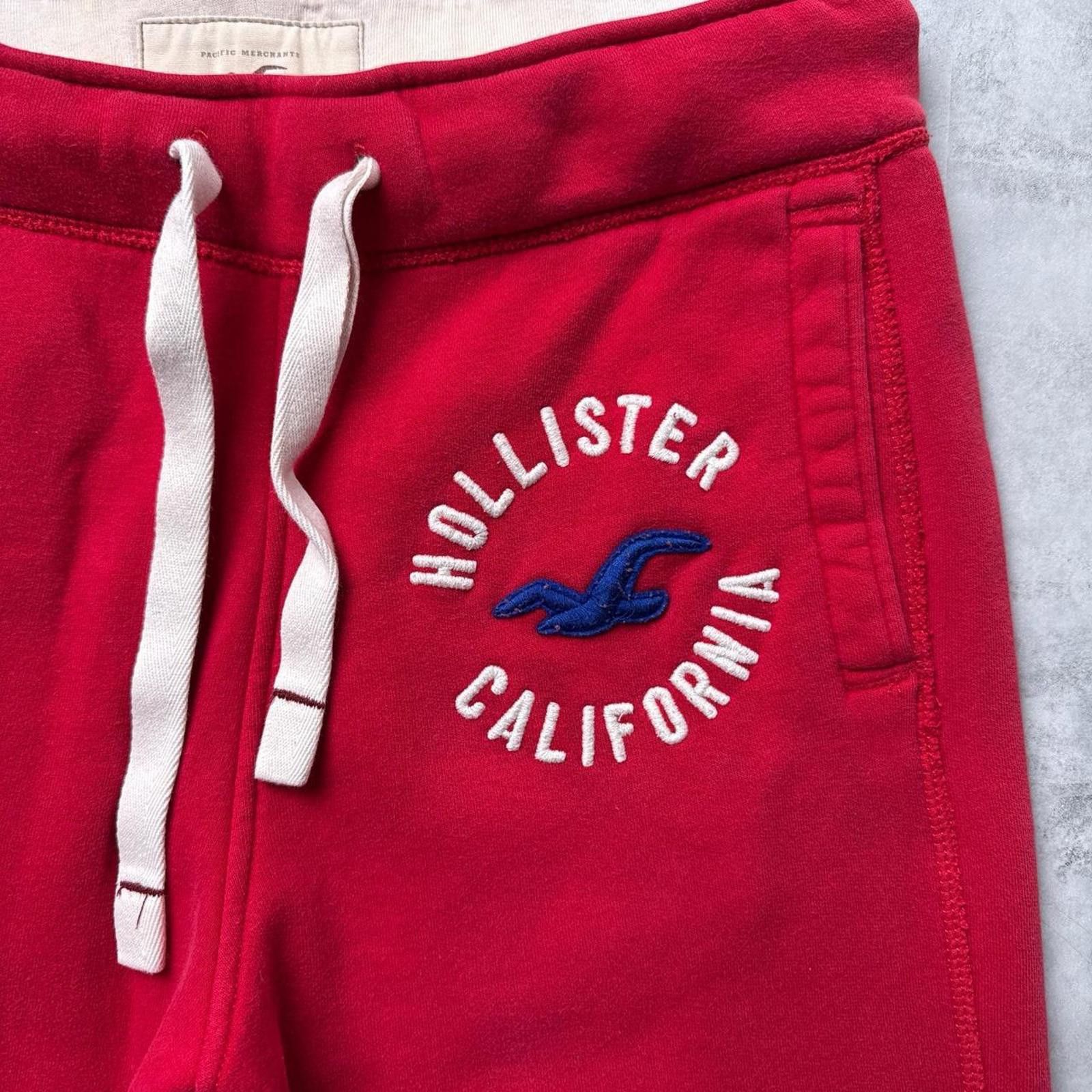 Other Y2K Hollister 00s Red Sweatpants Size 28" / US 6 / IT 42 - 3 Thumbnail