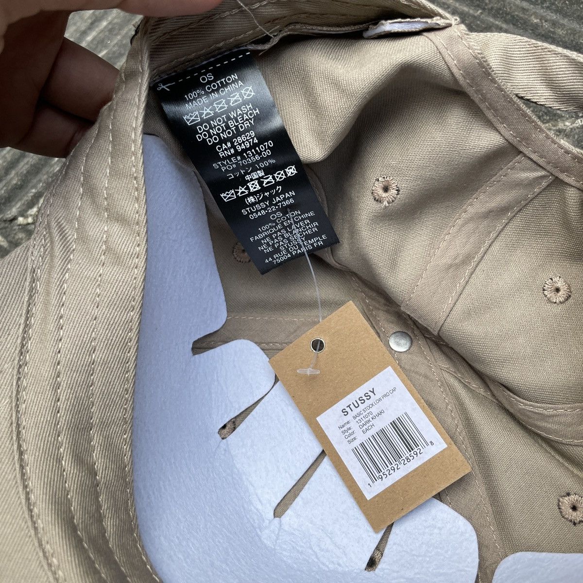 Stussy OS STUSSY " BASIC STOCK " LOW PRO CAP Size ONE SIZE - 5 Thumbnail