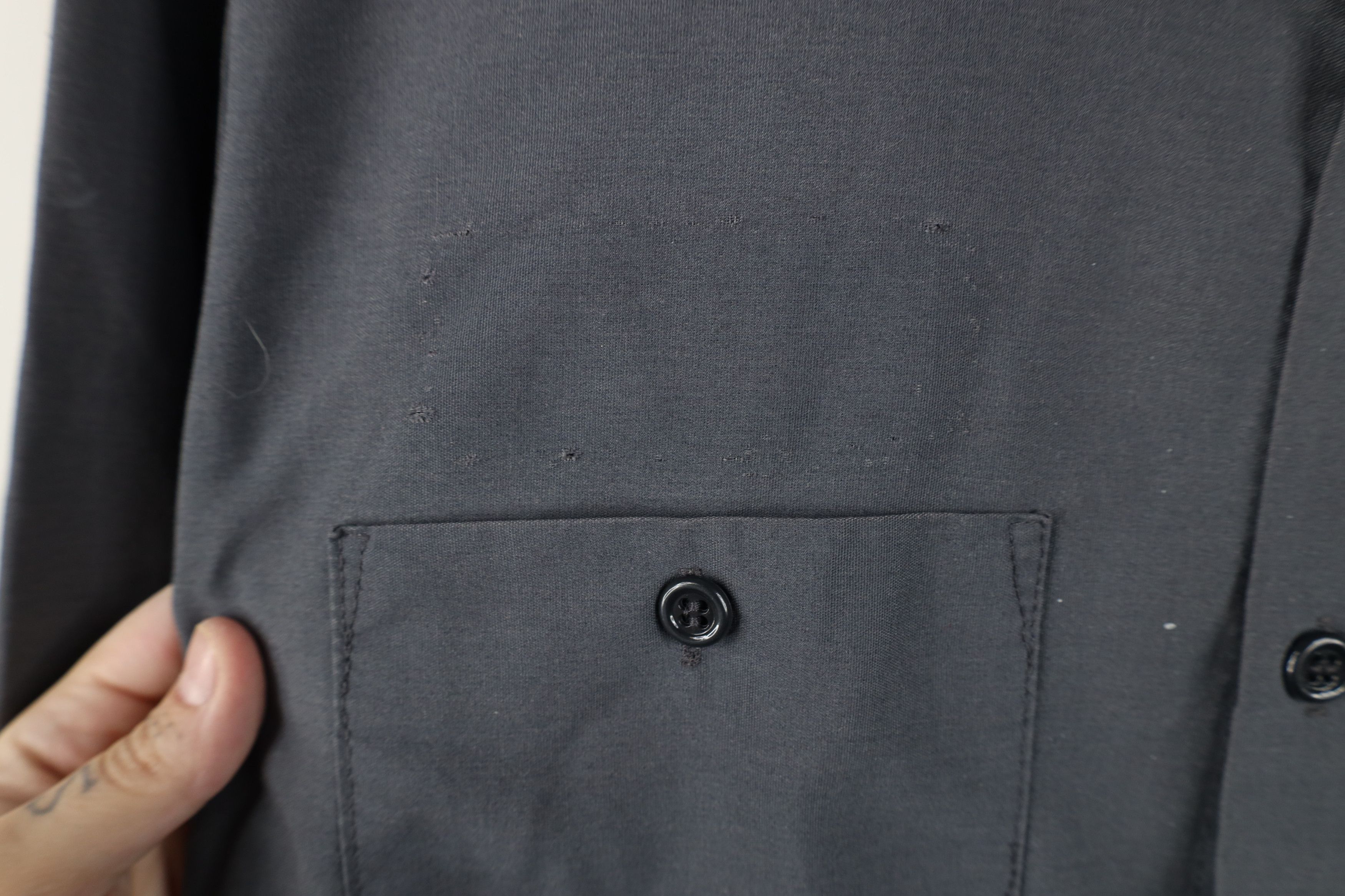 Vintage Vintage 90s Streetwear Workwear Mechanic Button Shirt USA Size US M / EU 48-50 / 2 - 5 Thumbnail