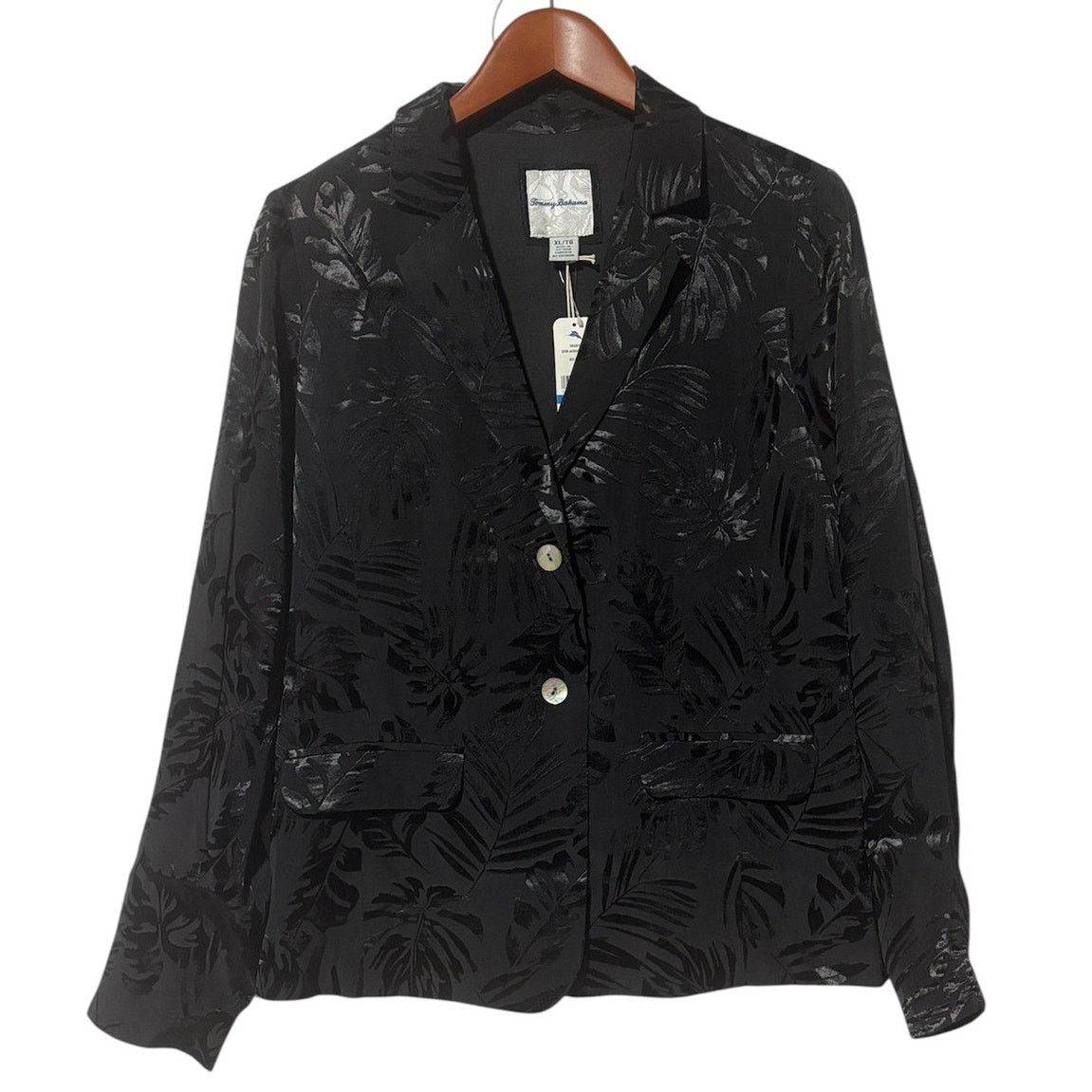 Tommy Bahama XL/16 | TOMMY BAHAMA Women’s Satin Jacquard Blazer Jacket Size XL / US 12-14 / IT 48-50 - 13 Thumbnail