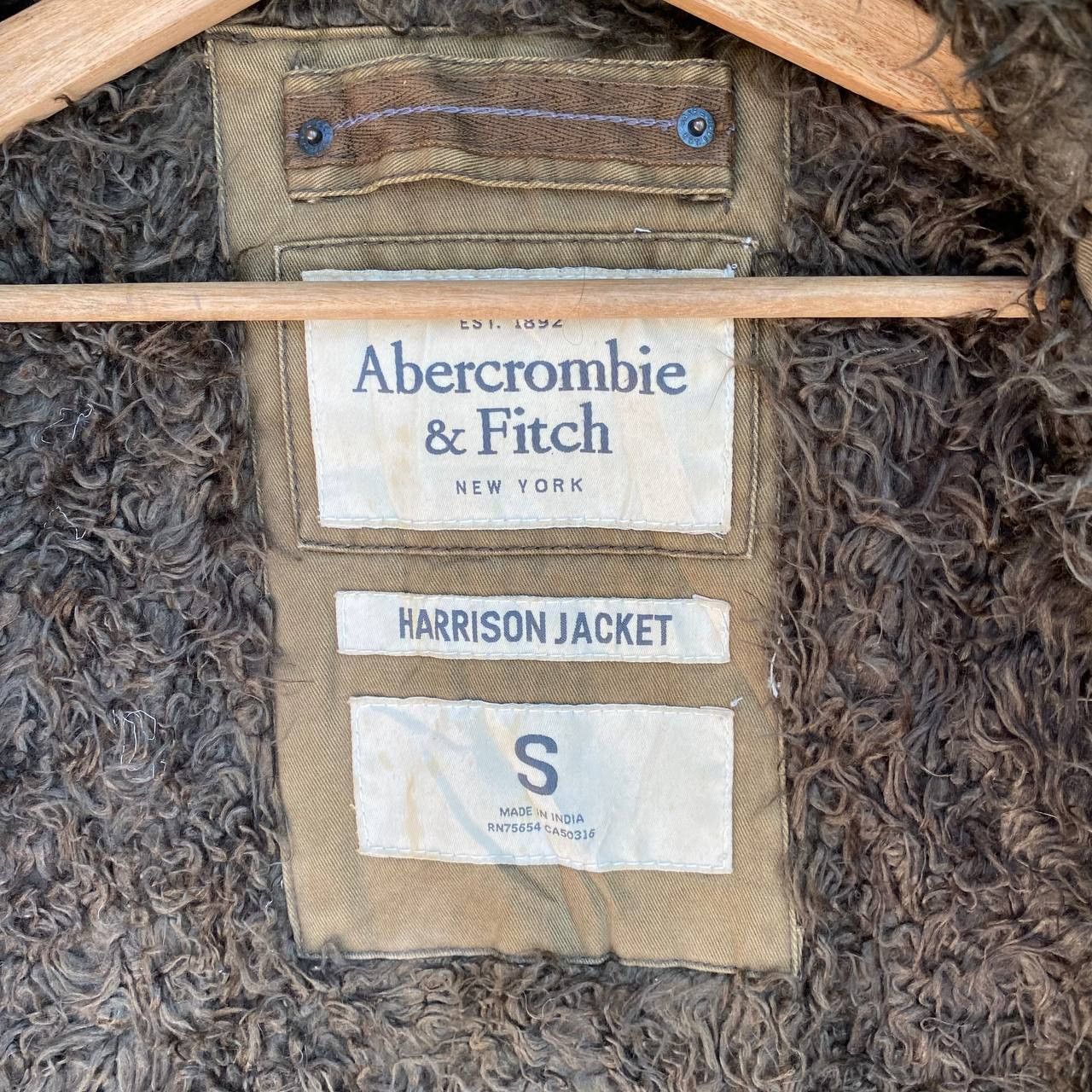 Abercrombie & Fitch Vtg Abercrombie&Fith Harrison Jacket Sherpa Lined Sun Faded Size US S / EU 44-46 / 1 - 4 Thumbnail