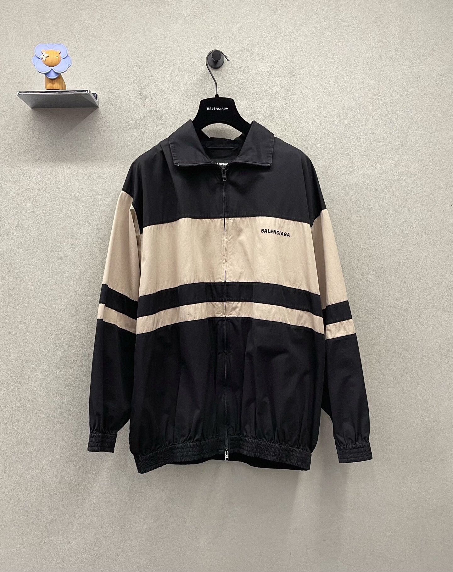 Balenciaga Balenciaga Color-Block High-Neck Jacket Size 46 Size US S / EU 44-46 / 1 - 1 Thumbnail