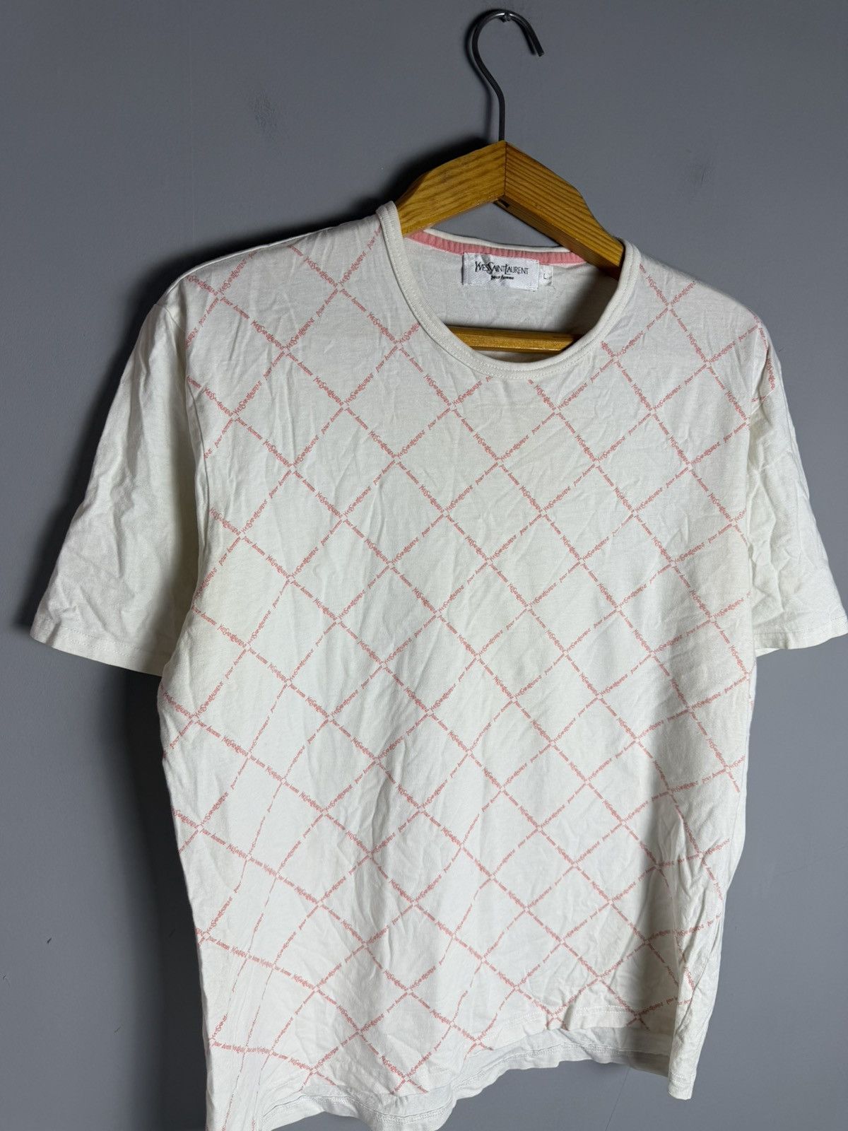 Yves Saint Laurent Vintage 90s YSL Yves Saint Laurent tee tshirt Size US L / EU 52-54 / 3 - 2 Thumbnail