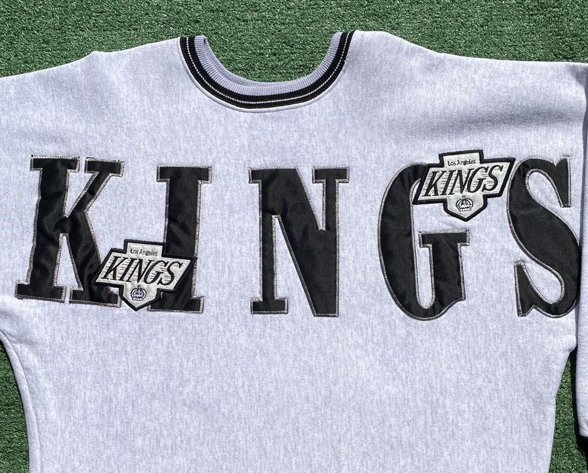 Vintage VTG 90’s NHL Los Angles LA Kings Stitched Sweatshirt Mens XL Size US XL / EU 56 / 4 - 3 Thumbnail