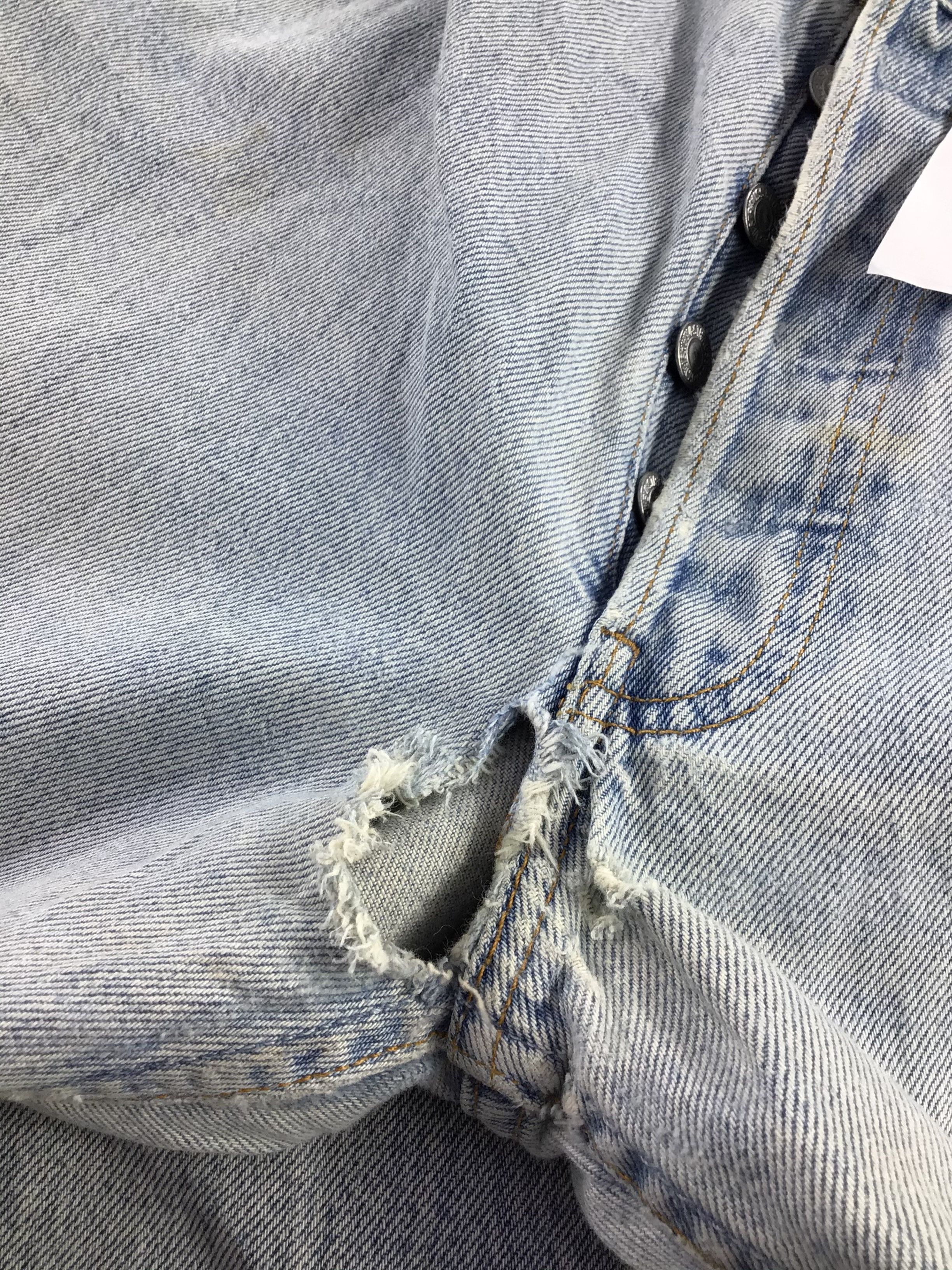 Levi's Vintage Levis 501 Jeans Light Levi's Wash Denim -J416 Size US 31 - 8 Thumbnail