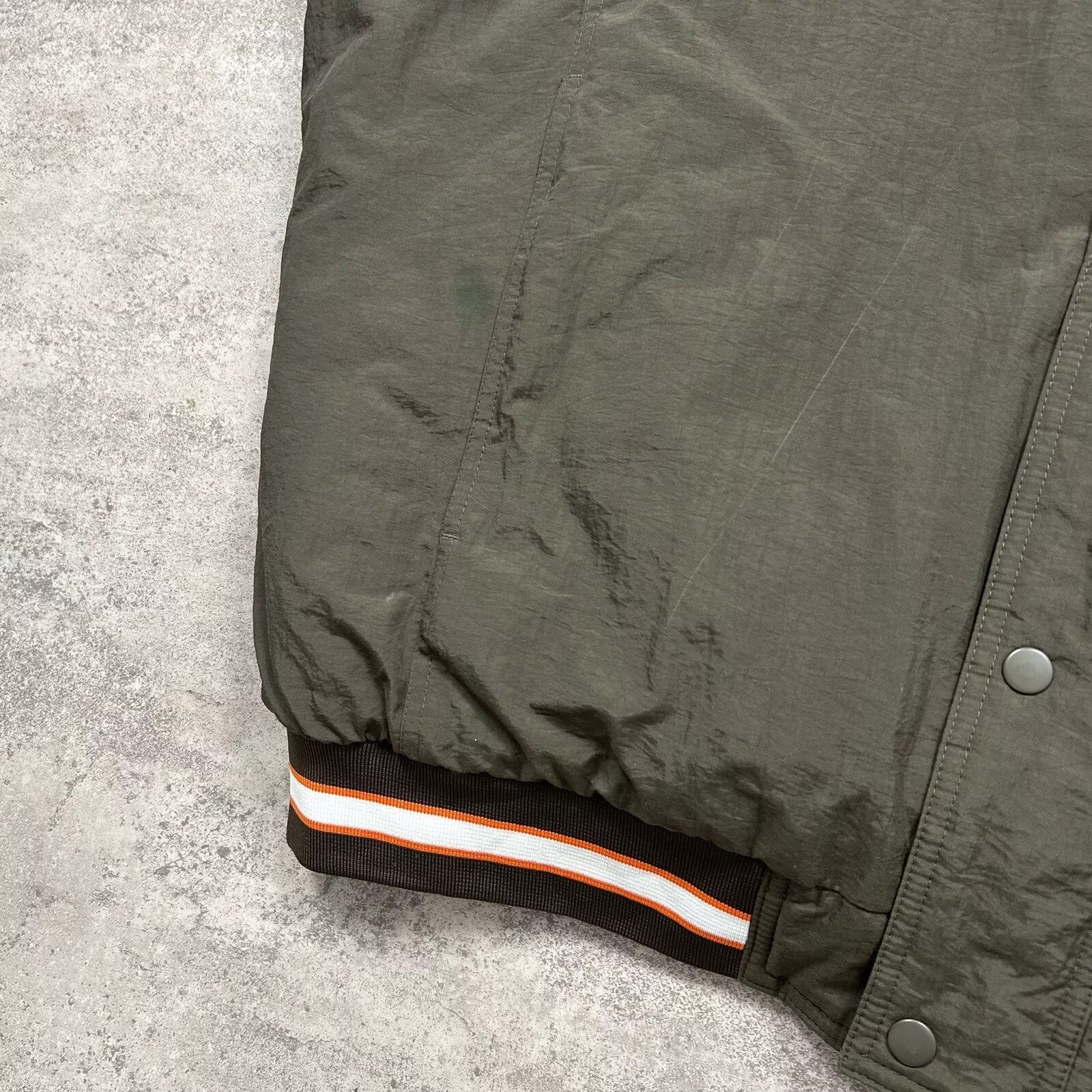 NFL × Reebok × Vintage 00s CLEVELAND BROWNS PUFFER JACKET GRIDIRON CLASSIC LOGO Size US XL / EU 56 / 4 - 10 Thumbnail