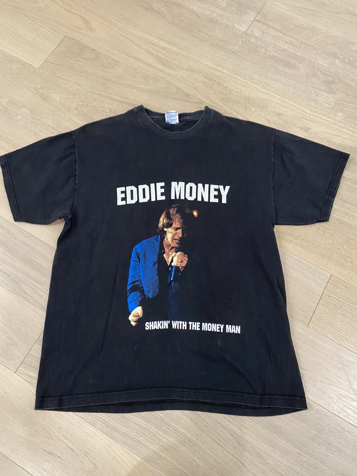 Vintage Vintage Eddie Money rock n roll tshirt Size US L / EU 52-54 / 3 - 1 Thumbnail