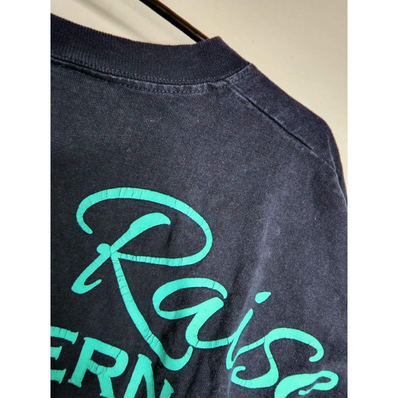 ESPIRIT Vintage Spirit South Carolina Oversize Long Sleeve Crew Neck Shirt Women's Small Blue Casual Size S / US 4 / IT 40 - 3 Thumbnail