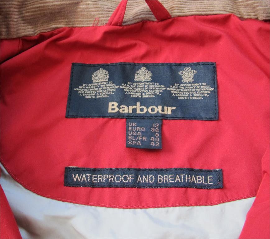 Barbour × Vintage Barbour International L1022 Featherweight Belted Jacket Size M / US 6-8 / IT 42-44 - 6 Thumbnail