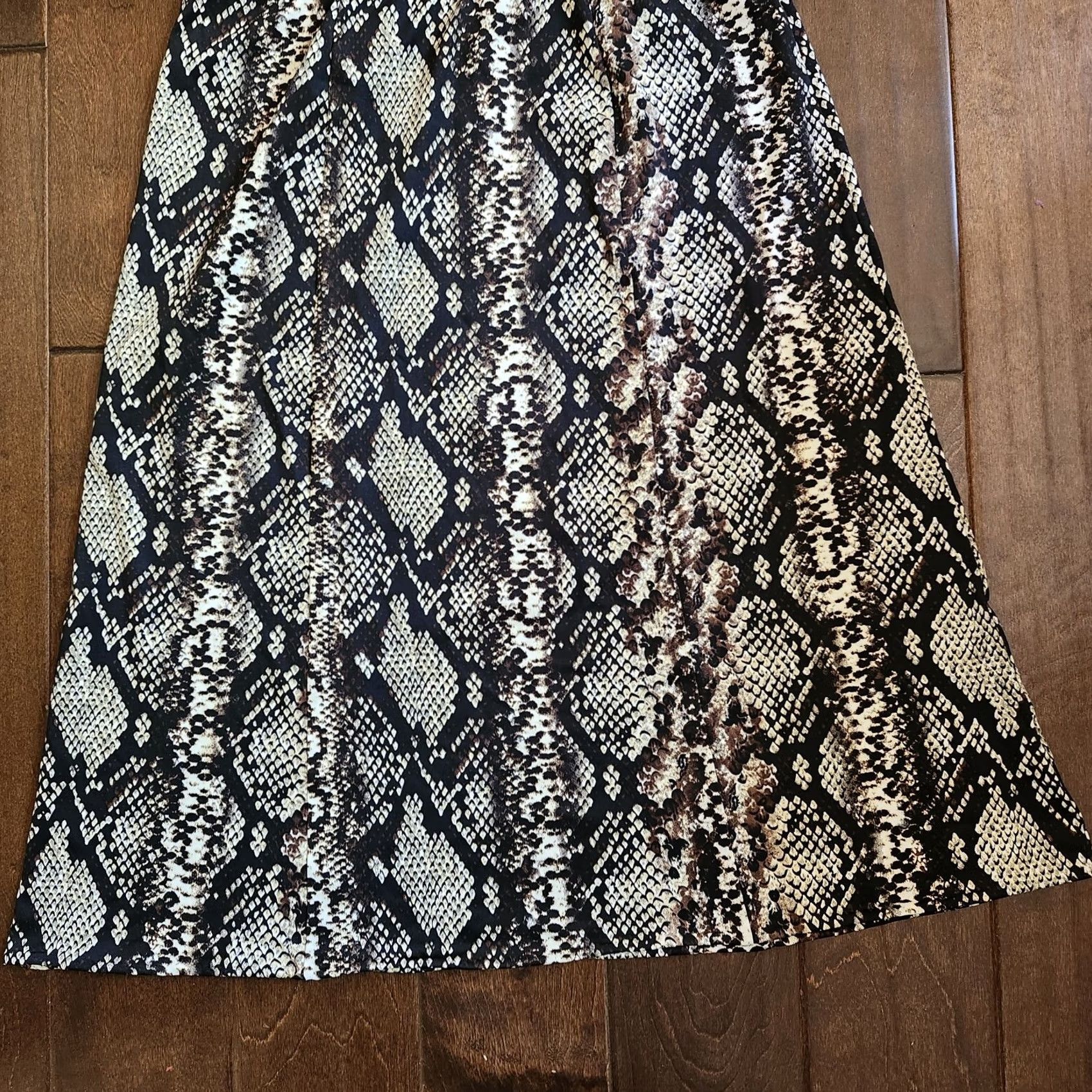 Skin Covington Womens Snake Skin Pattern Skirt - S/C - Multicolor Casual Size 28" / US 6 / IT 42 - 2 Thumbnail