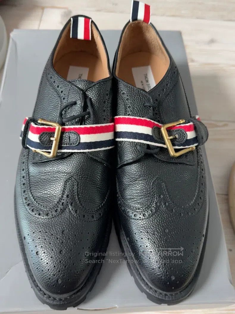 Thom Browne Thom Browne Black Baroque leather shoes Size US 9.5 / EU 42-43 - 1 Thumbnail