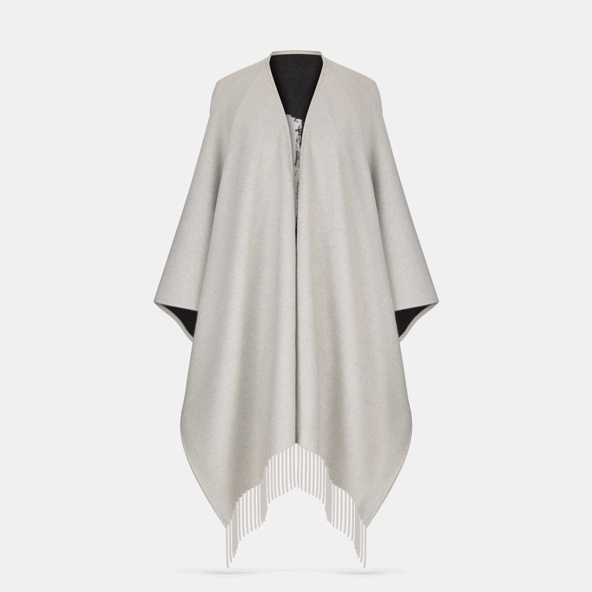 Dior o1bcso1str0226 Size:OS/Poncho in Grey/Black Size ONE SIZE - 1 Thumbnail