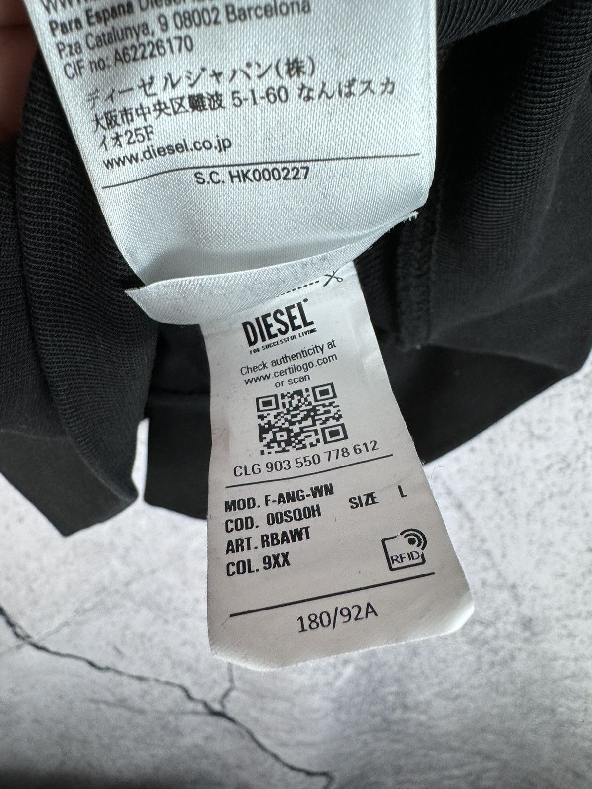 Diesel Vintage Diesel Sweatshirt Greece Big Logo Size US L / EU 52-54 / 3 - 4 Thumbnail