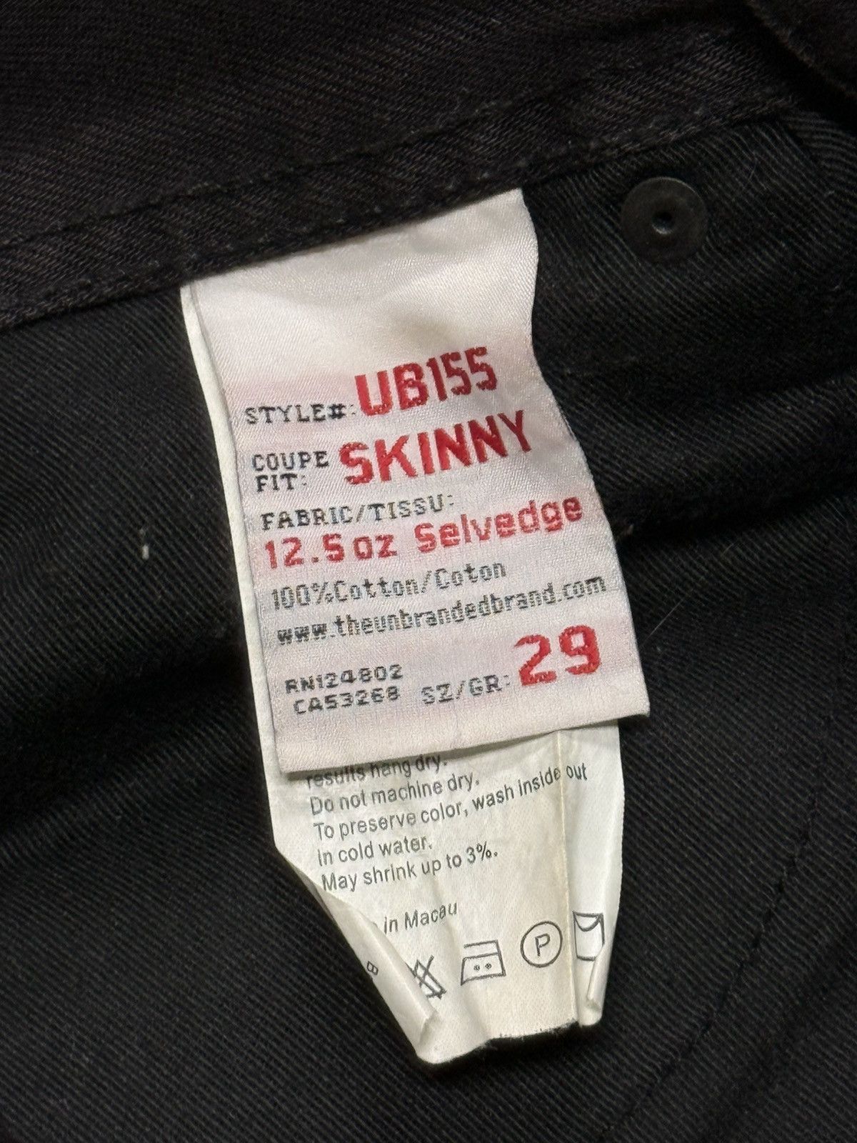 Vintage × Warren Lotas GRAIL Warren Lotas " SAM " Denim Jeans Sz. 29 7/30 Size US 29 - 8 Thumbnail
