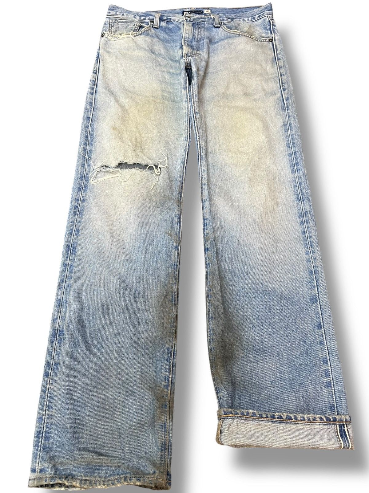 Levi's Made & Crafted Vintage Levi’s Made&Crafted 551 Selvedge Distressed Denim Size US 33 - 1 Thumbnail