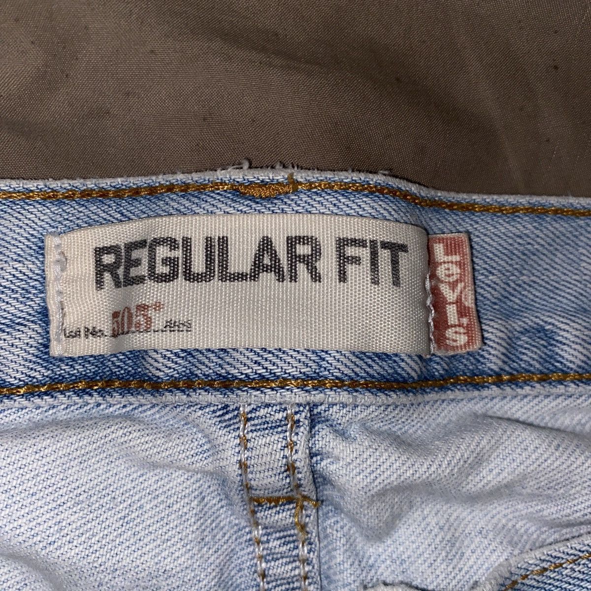 Levi's Vintage Levi Light Wash Jorts Size US 36 / EU 52 - 4 Thumbnail