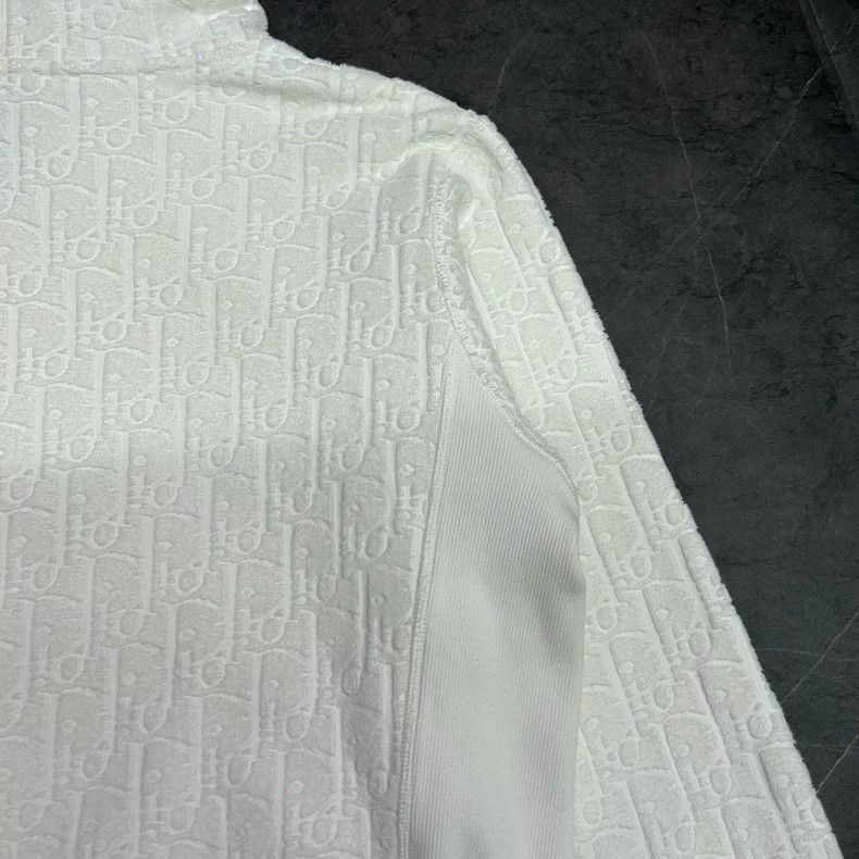 Dior Dior White Logo Hooded Sweatshirt-2506 Size US M / EU 48-50 / 2 - 3 Thumbnail