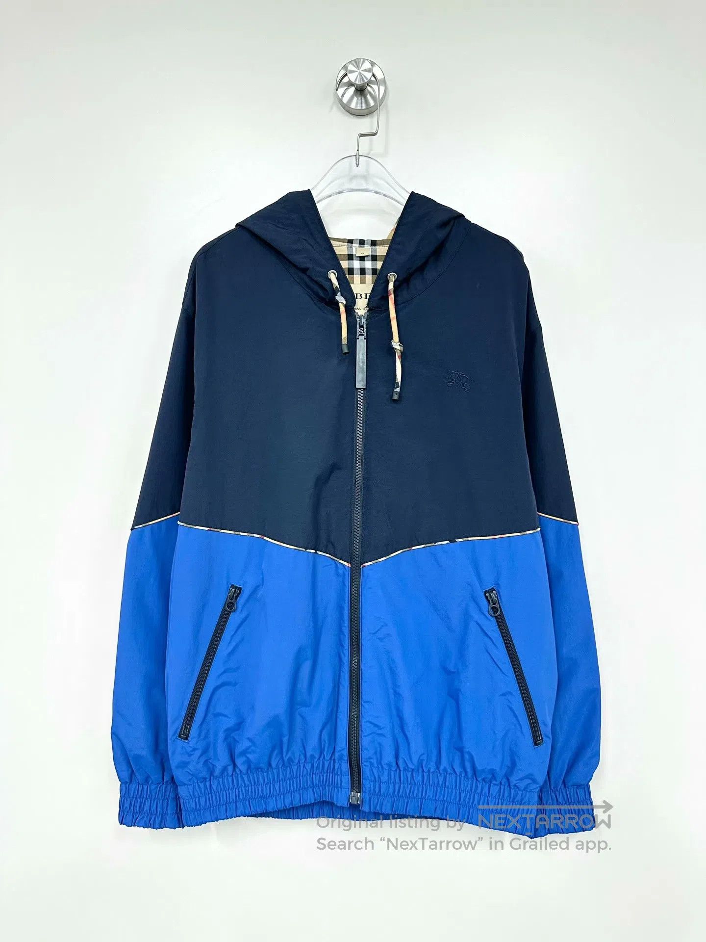 Burberry Burberry Color-Blocked Logo Warhorse Monogrammed Lined Pla Size US M / EU 48-50 / 2 - 1 Thumbnail