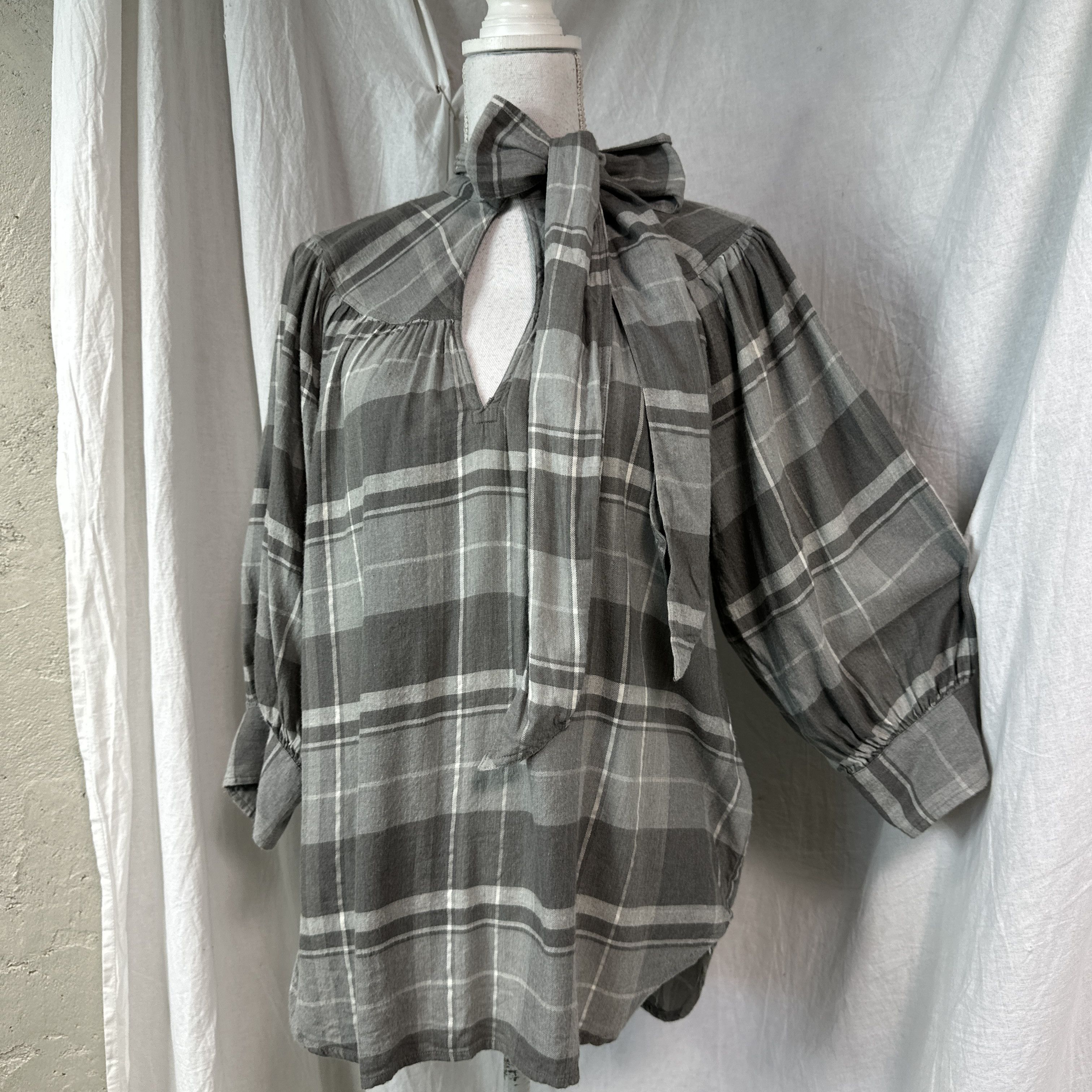 Polo Ralph Lauren Vintage Old Money Tartan Polo Ralph Lauren Tunic Shirt Y2K Size S / US 4 / IT 40 - 6 Thumbnail