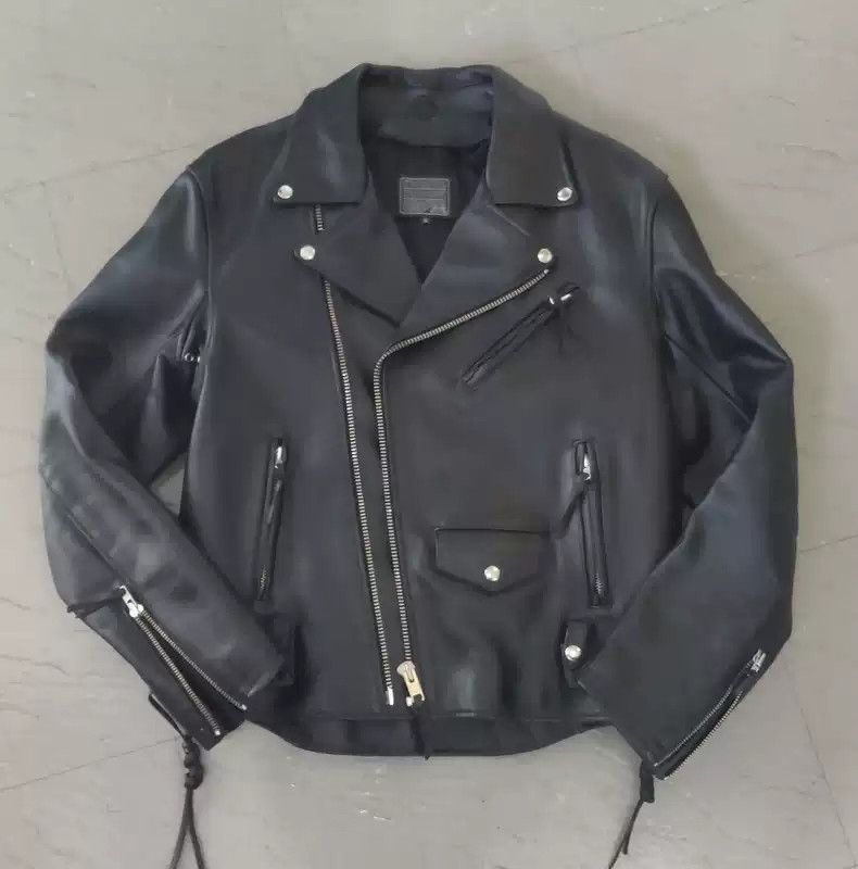 Kadoya kadoya Inclined zipper leather clothes Size US XXL / EU 58 / 5 - 1 Thumbnail
