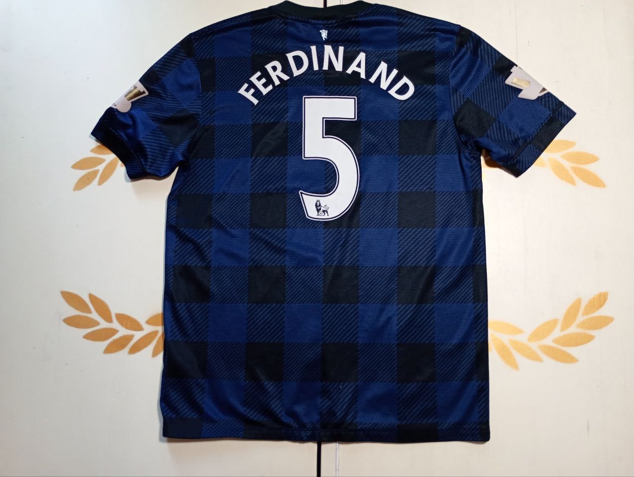ウェア Manchester United #5 FERDINAND vodafone 2002-2003-2004 Manchester United Manutd Jersey Shirt Home