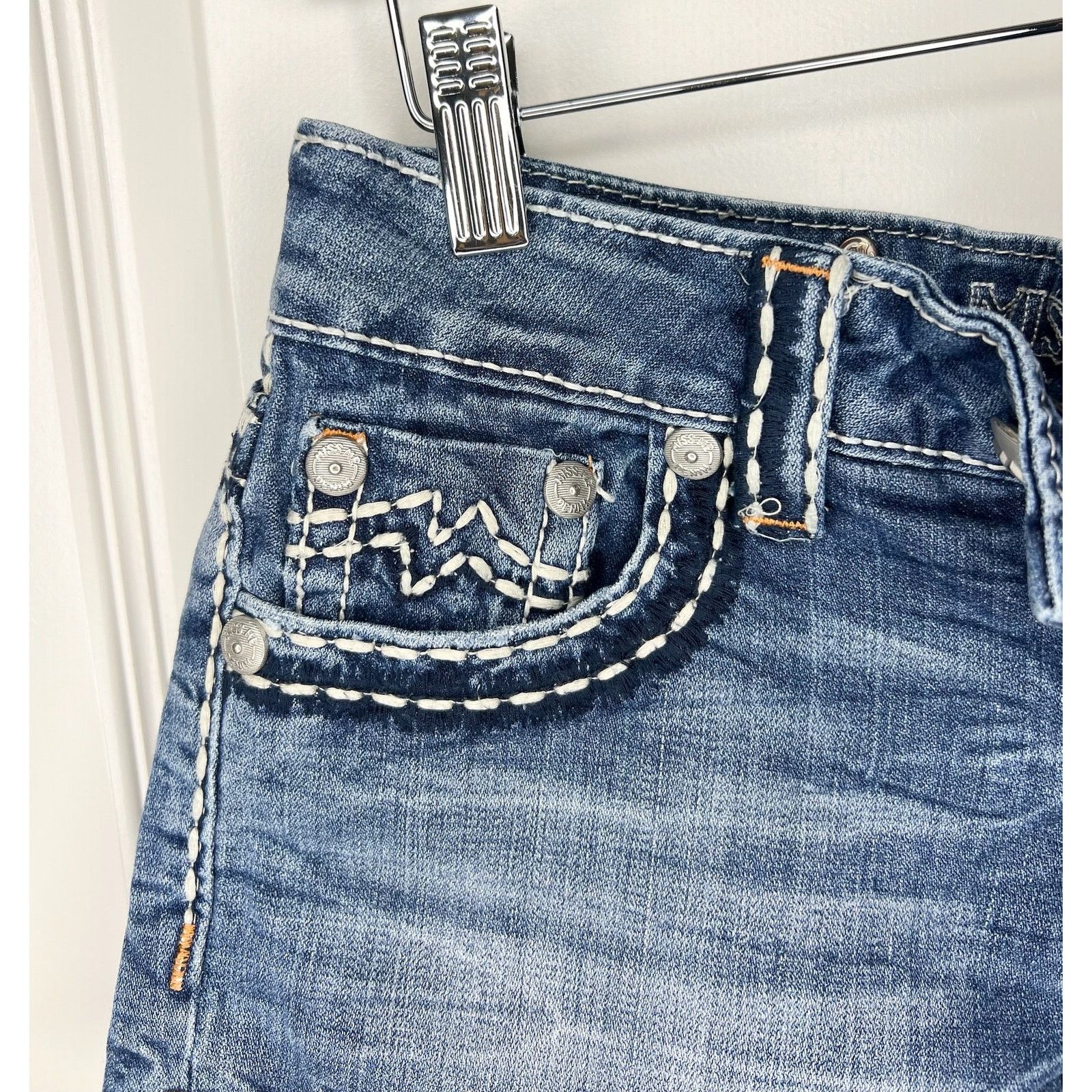 Miss Me Miss Me Denim Shorts, Size 26 Size 26" / US 2 / IT 38 - 3 Thumbnail