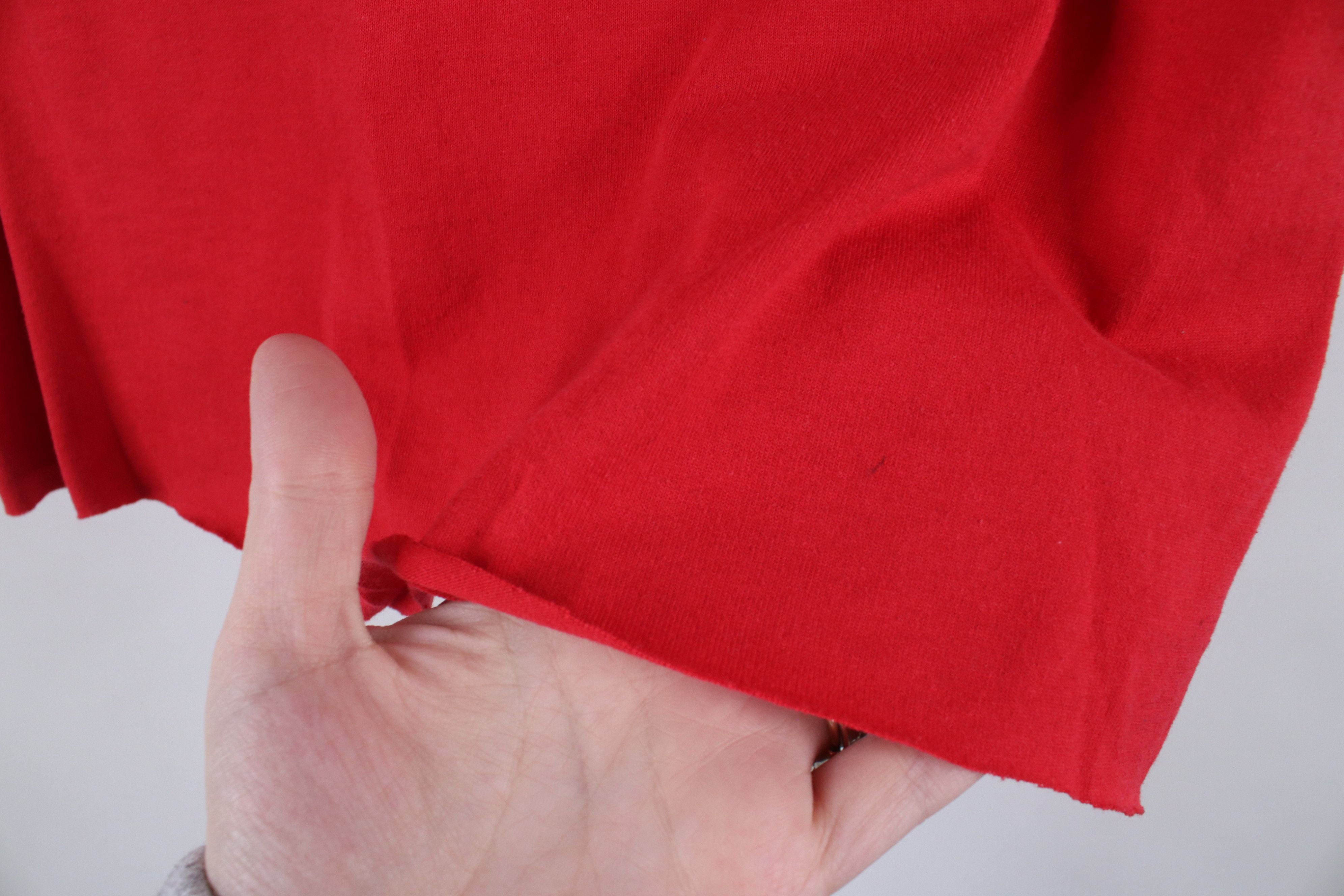Vintage Vintage 90s Spell Out Annie Musical Play Cropped T-Shirt Red Size S / US 4 / IT 40 - 6 Thumbnail