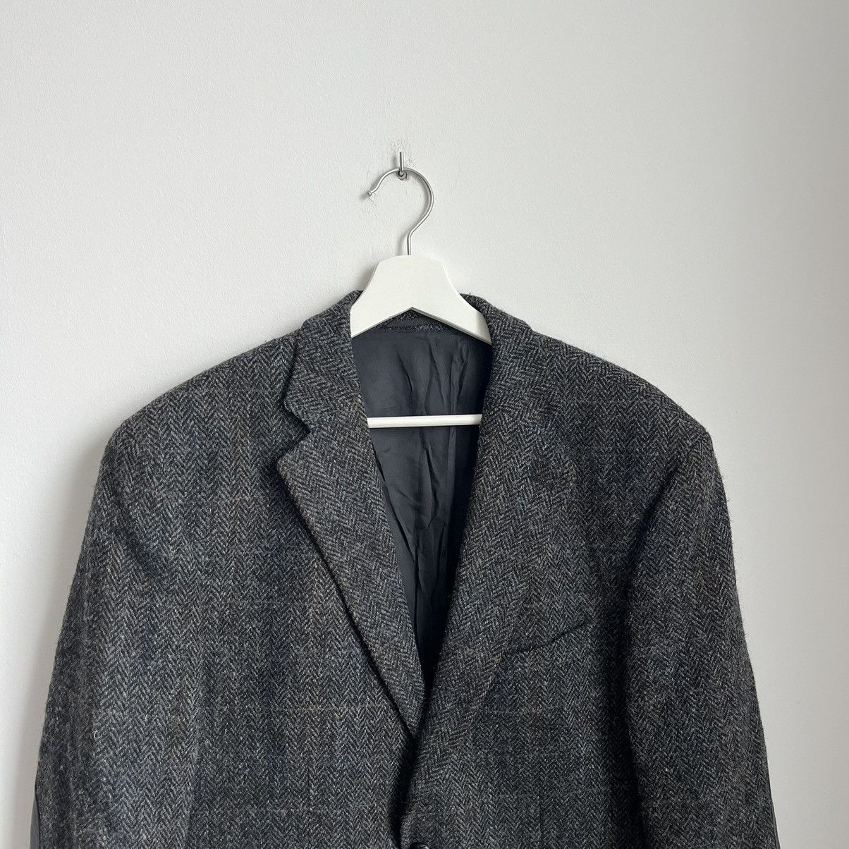 Harris Tweed Vintage Harris Tweed Gray Blazer Size 46R - 2 Thumbnail
