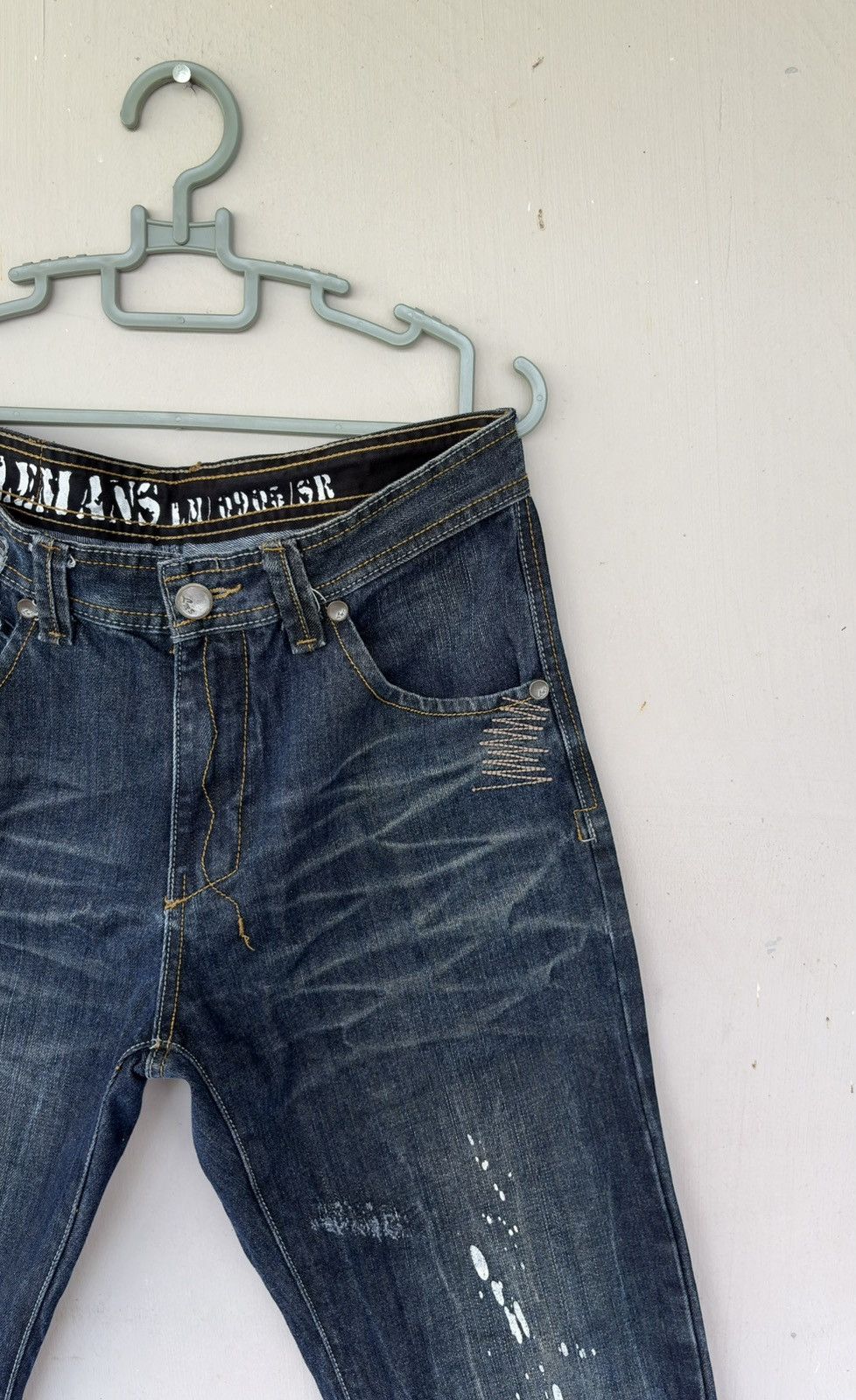 Japanese Brand Japanese Le Mans Streetwear Distressed Denim Size US 32 / EU 48 - 5 Thumbnail